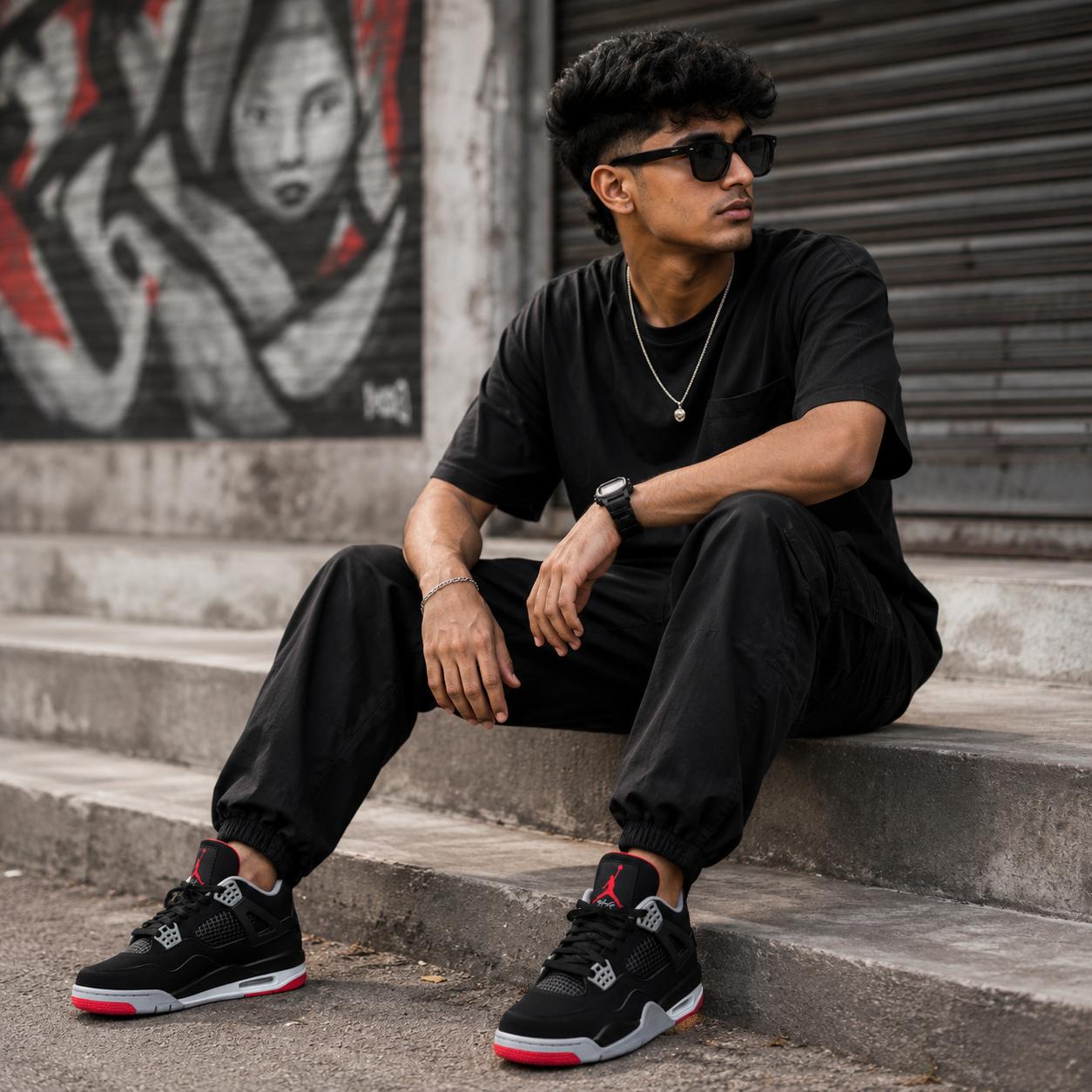 Air Jordan Retro 4 Sneakers