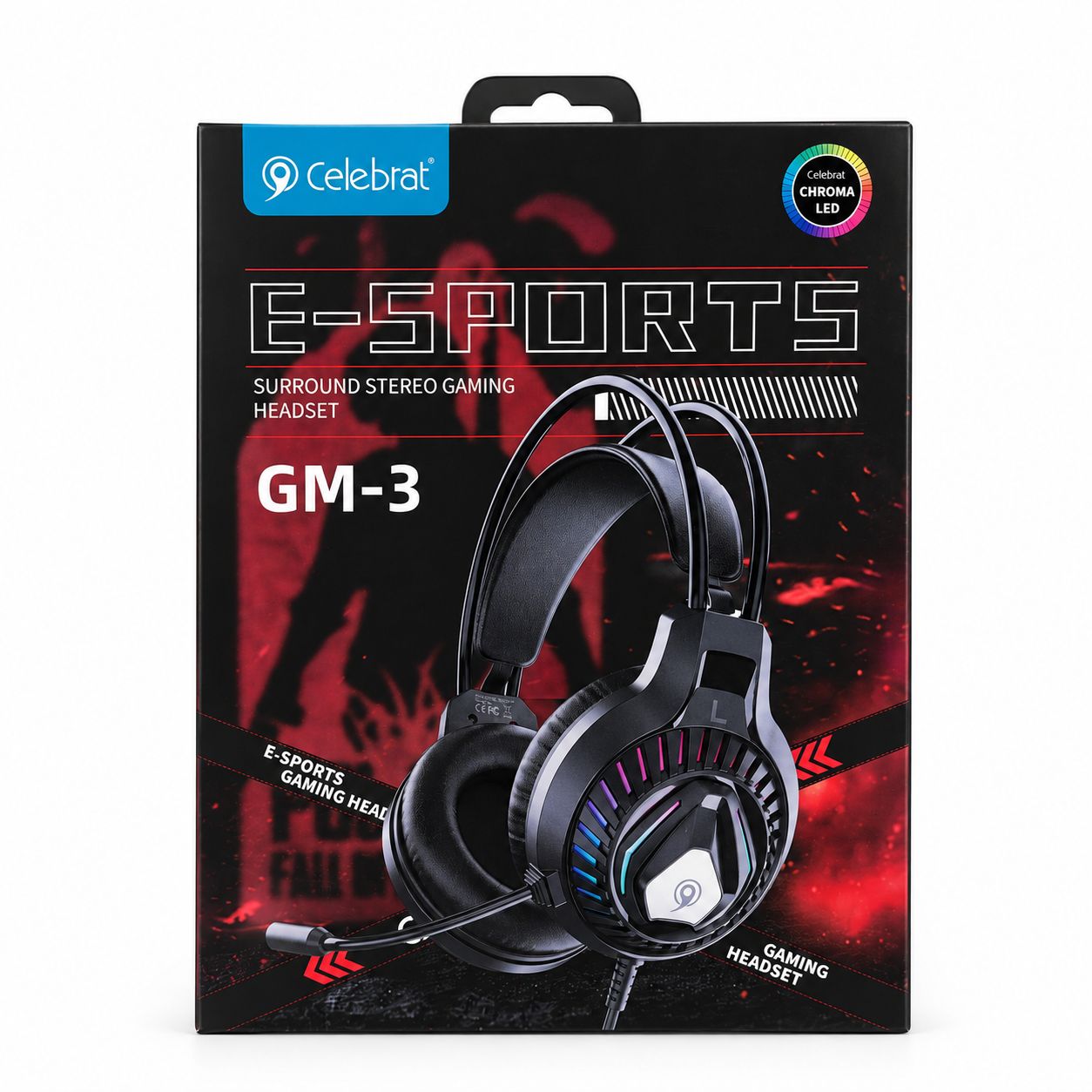 Celebrat GM-3 Surround Stereo Wired Gaming Headset