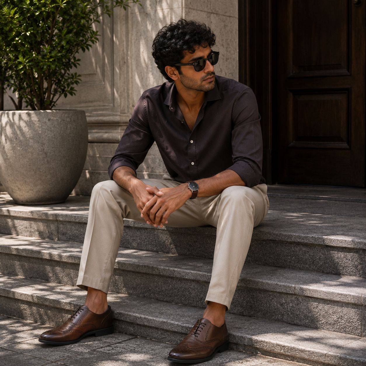 Leather Formal Oxford Liberte