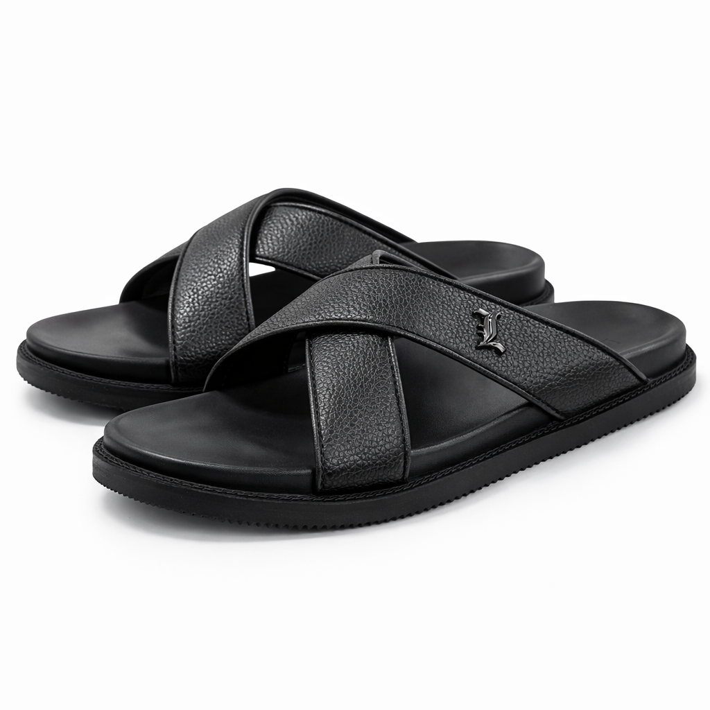 Liberte Men’s Cross Strap Slide