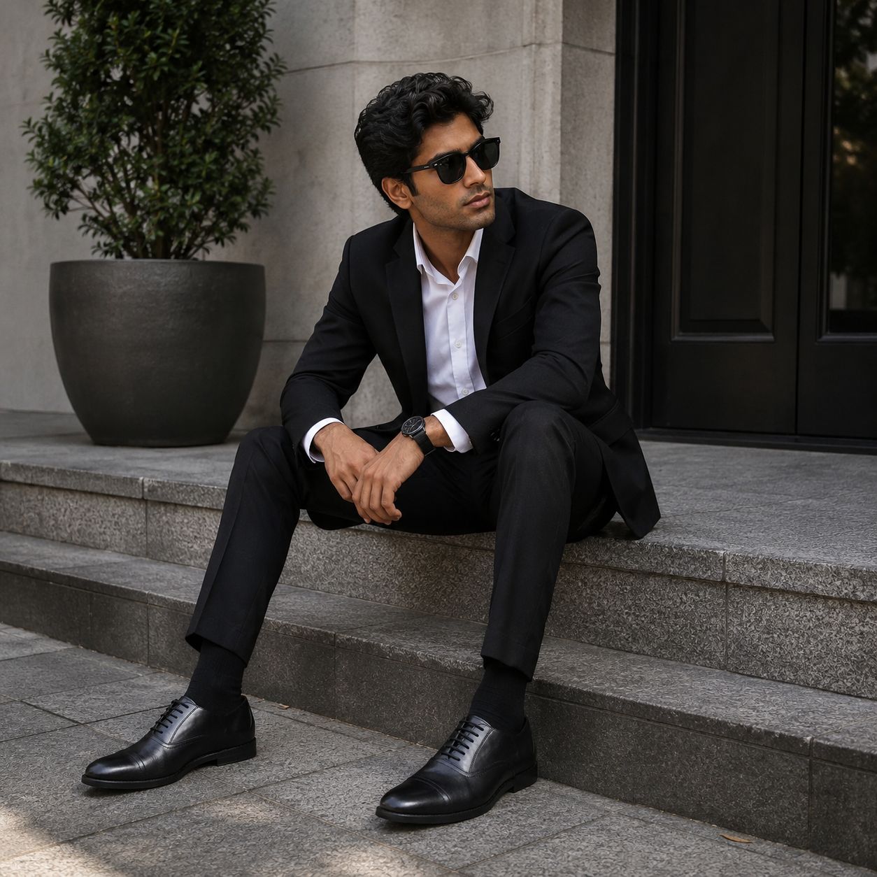 Liberte Leather Formal Royal Oxford