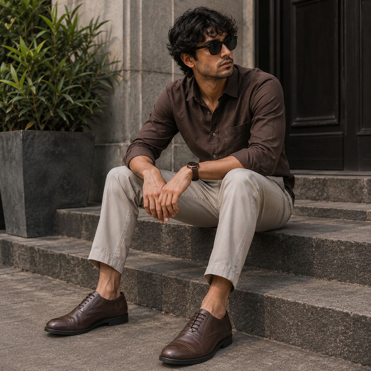 Liberte Leather Formal Oxford Cut Shoe