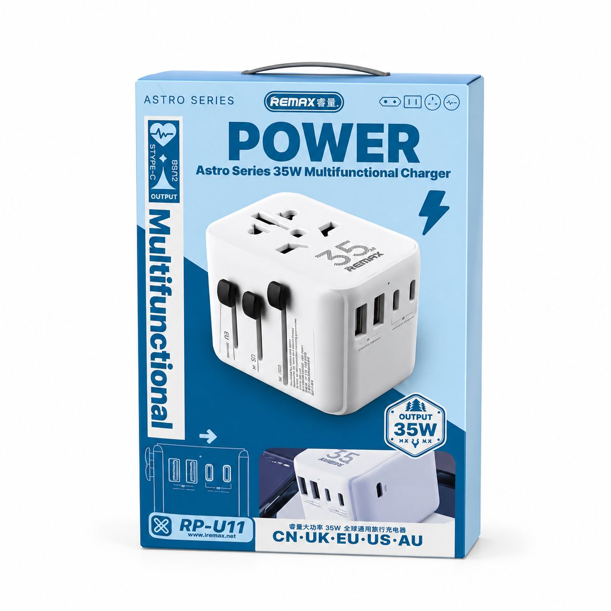 Remax - Astro Series 35W Multifunctional Charger
