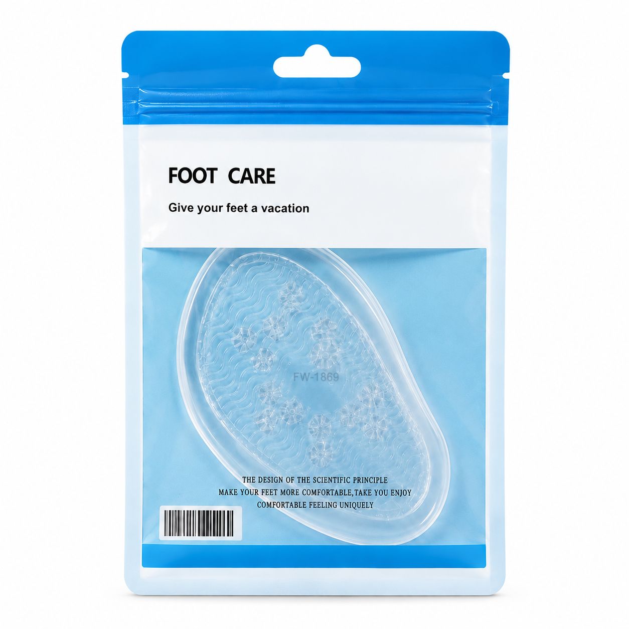 Wave Shaped Forefoot Sticker - 1