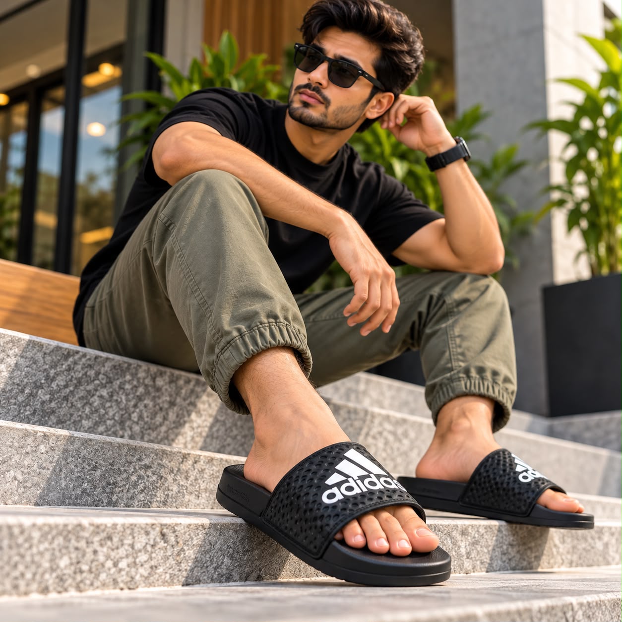 Adidas Comfort Slides - 3