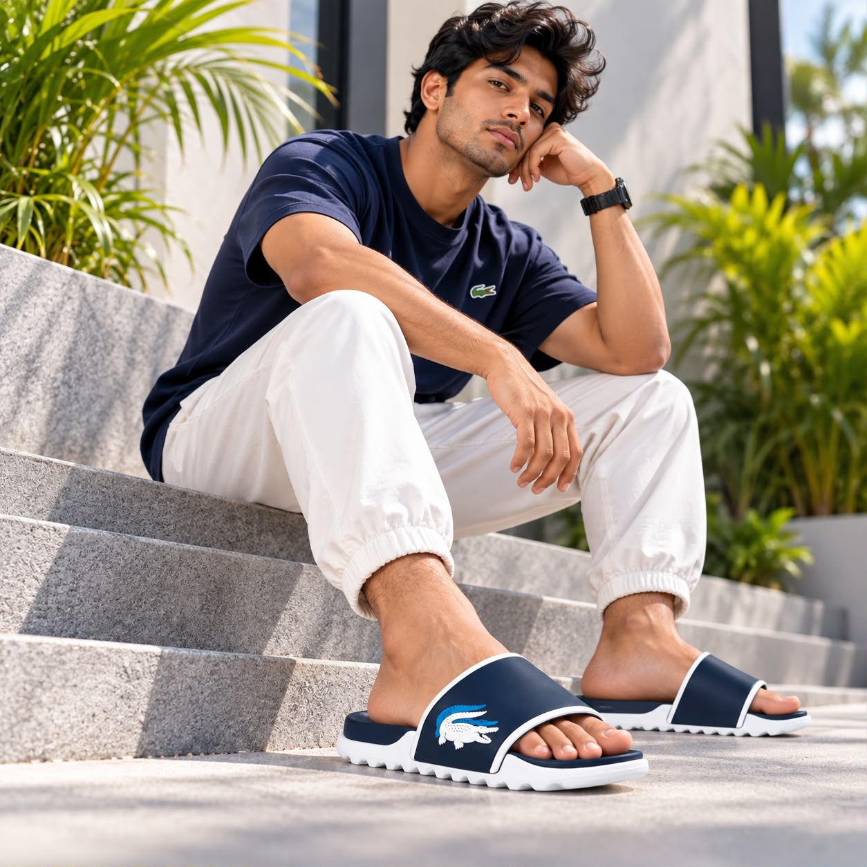 Lacoste Slides