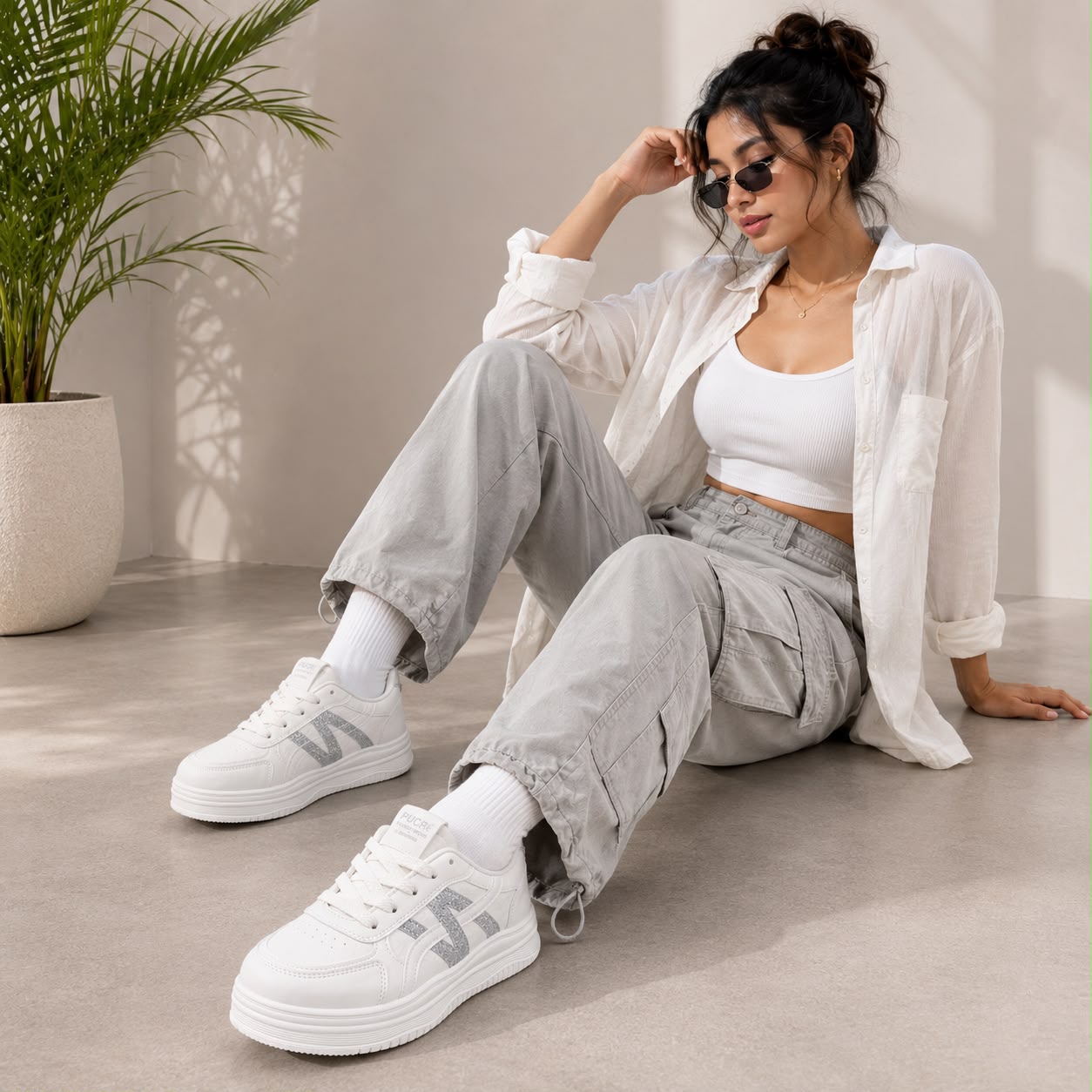 Ladies' sneaker B-350 - 1