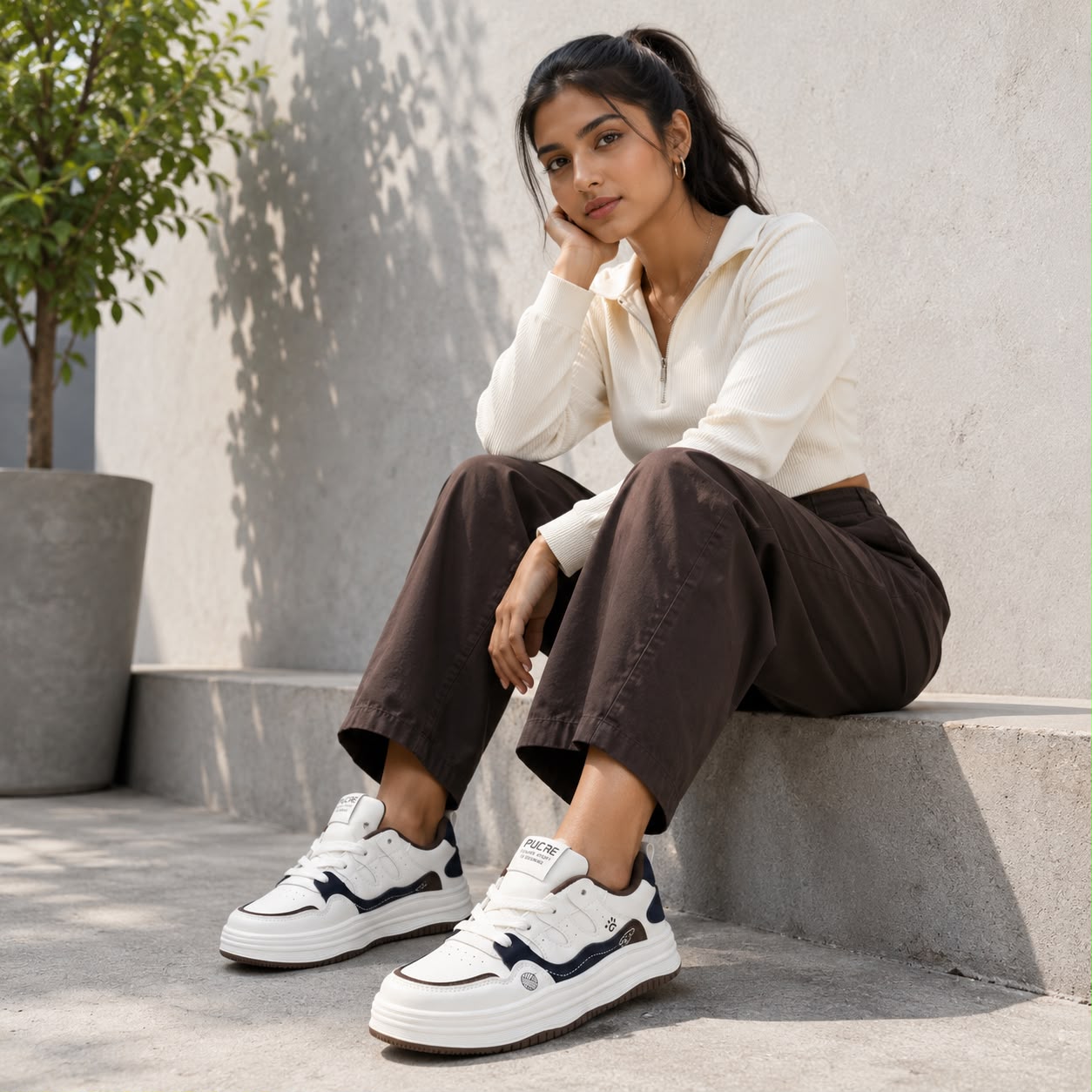 Ladies' sneaker B353