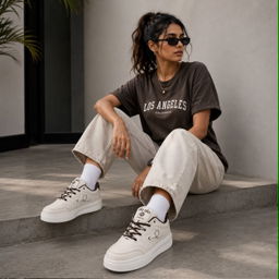Ladies' sneaker Q118