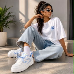 Ladies' sneaker Q120