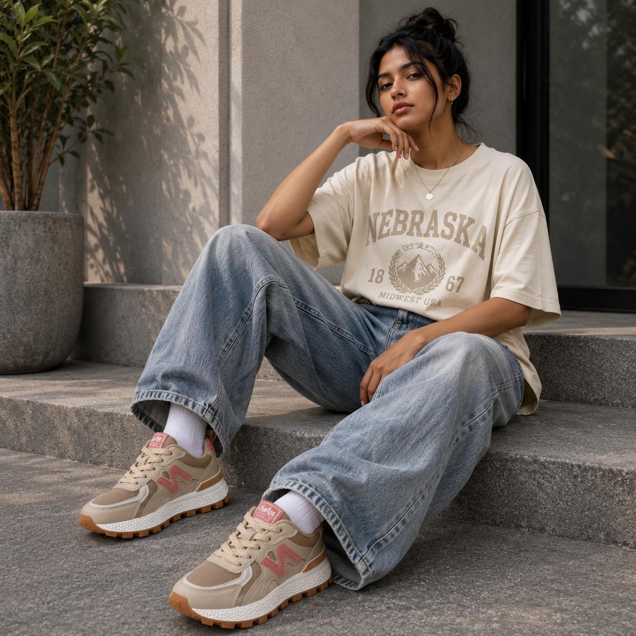 Ladies sneakers 6108