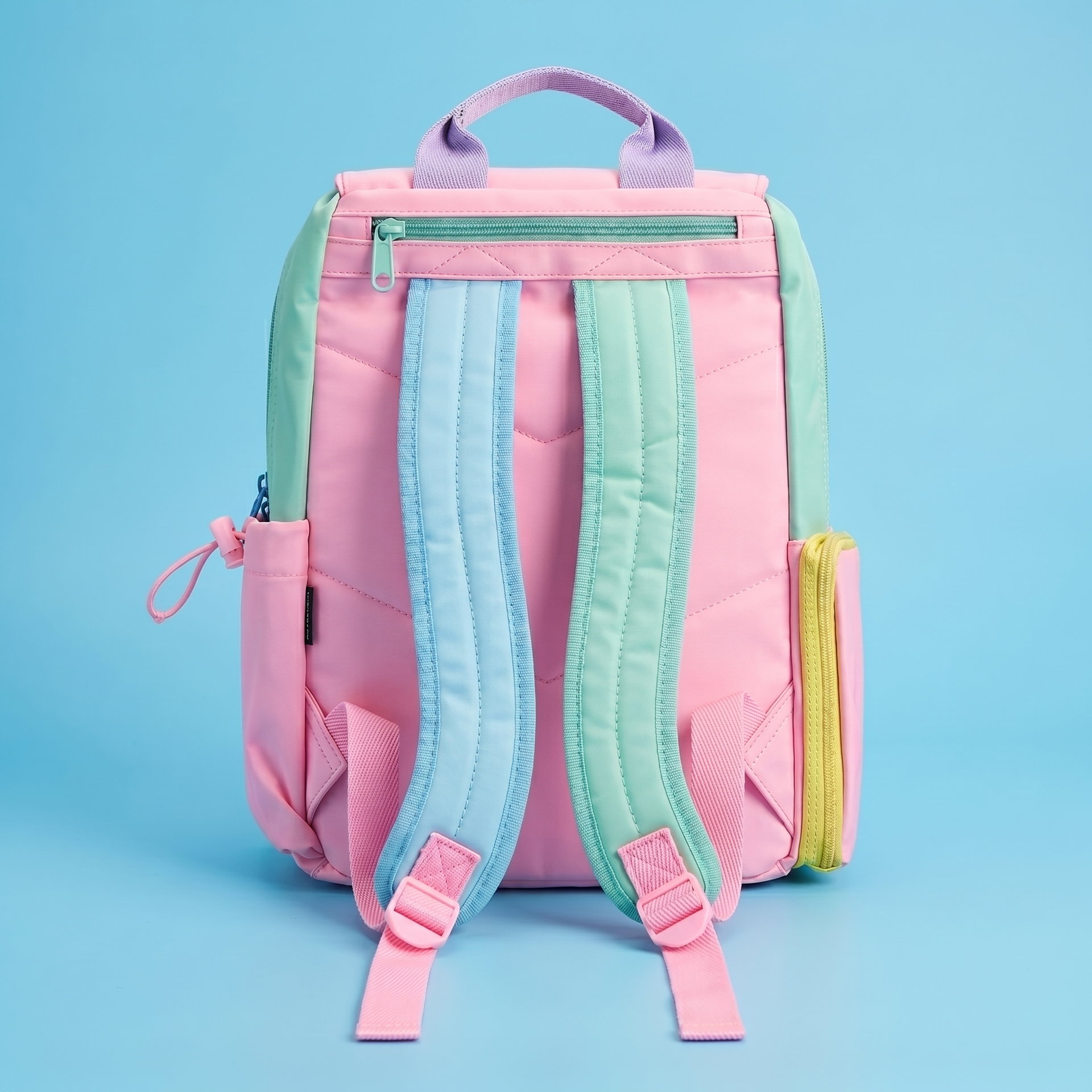 Smiggle Rainbow Coloured Chelsea Foldover Backpack