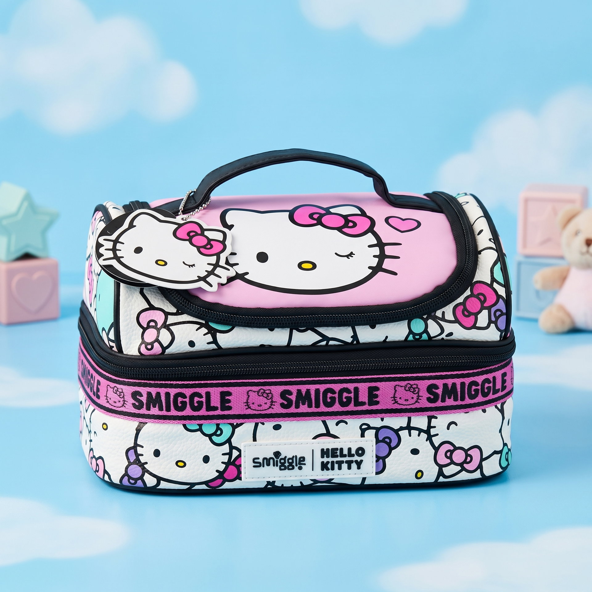 Smiggle Hello Kitty Double Decker Lunch Bag