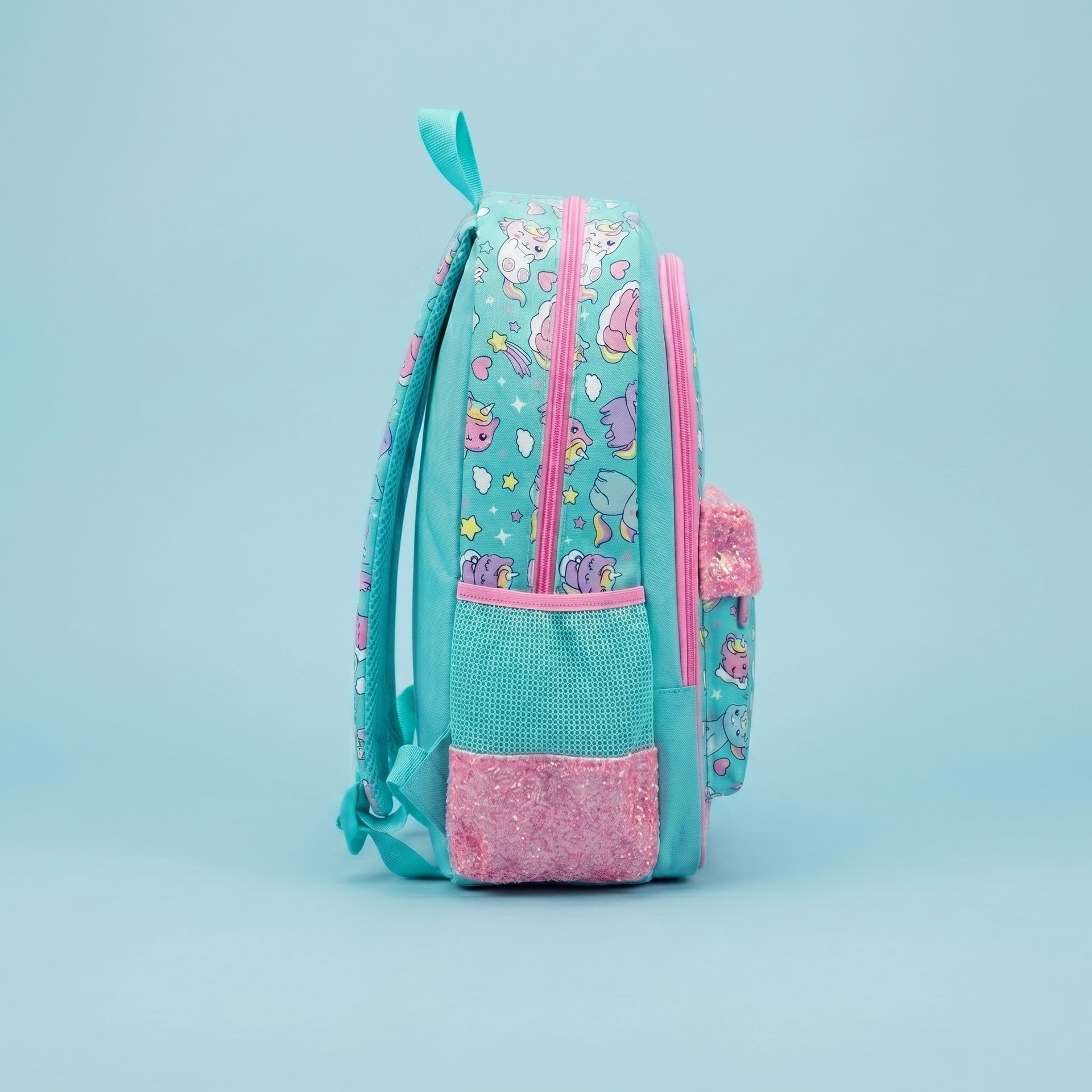 Smiggle Barnacl Cyan Unicorn Backpack - 2