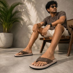 Two strap slippers 9206