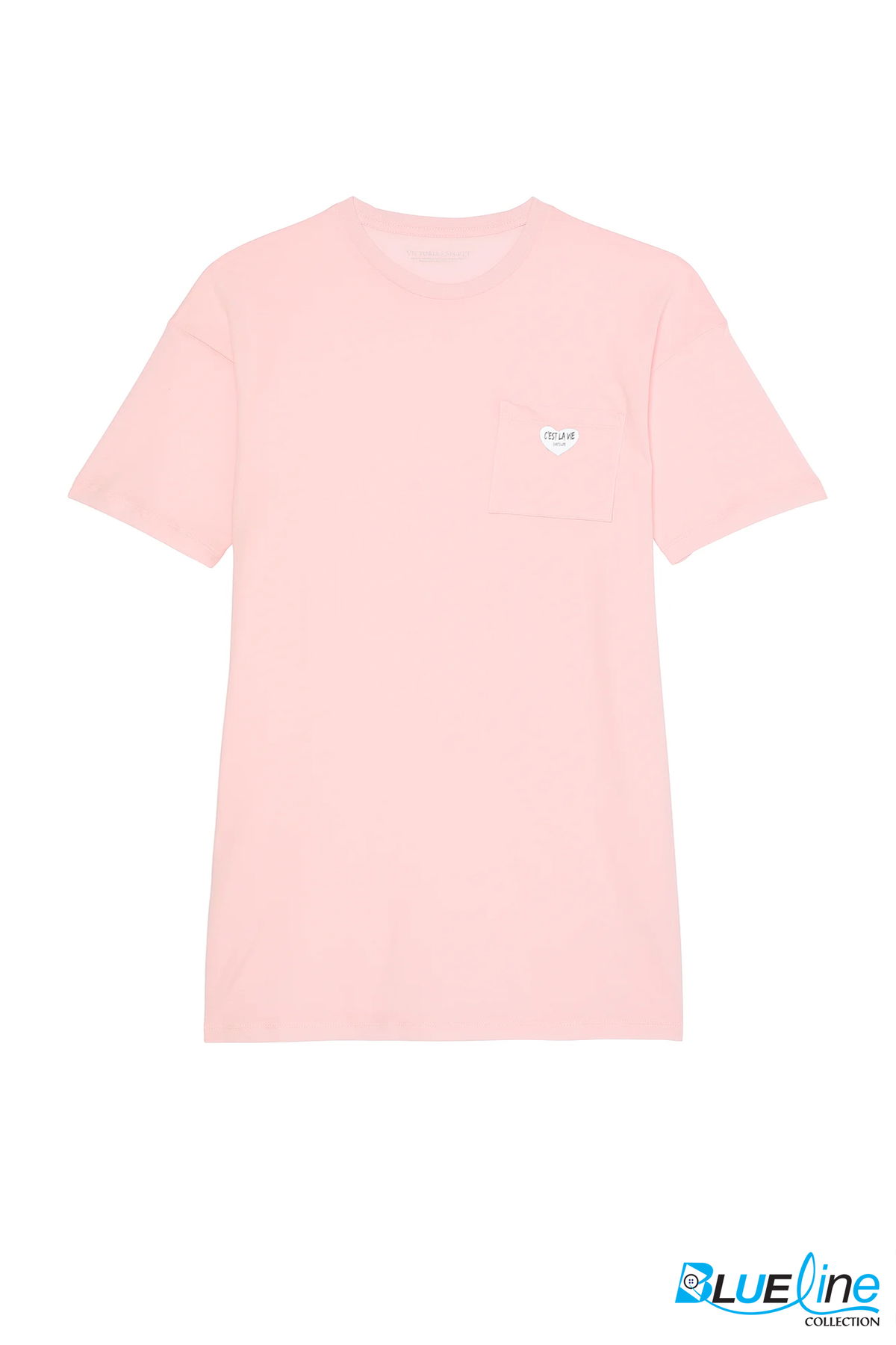 COTTON OVERSIZE POCKET SLEEP TEE