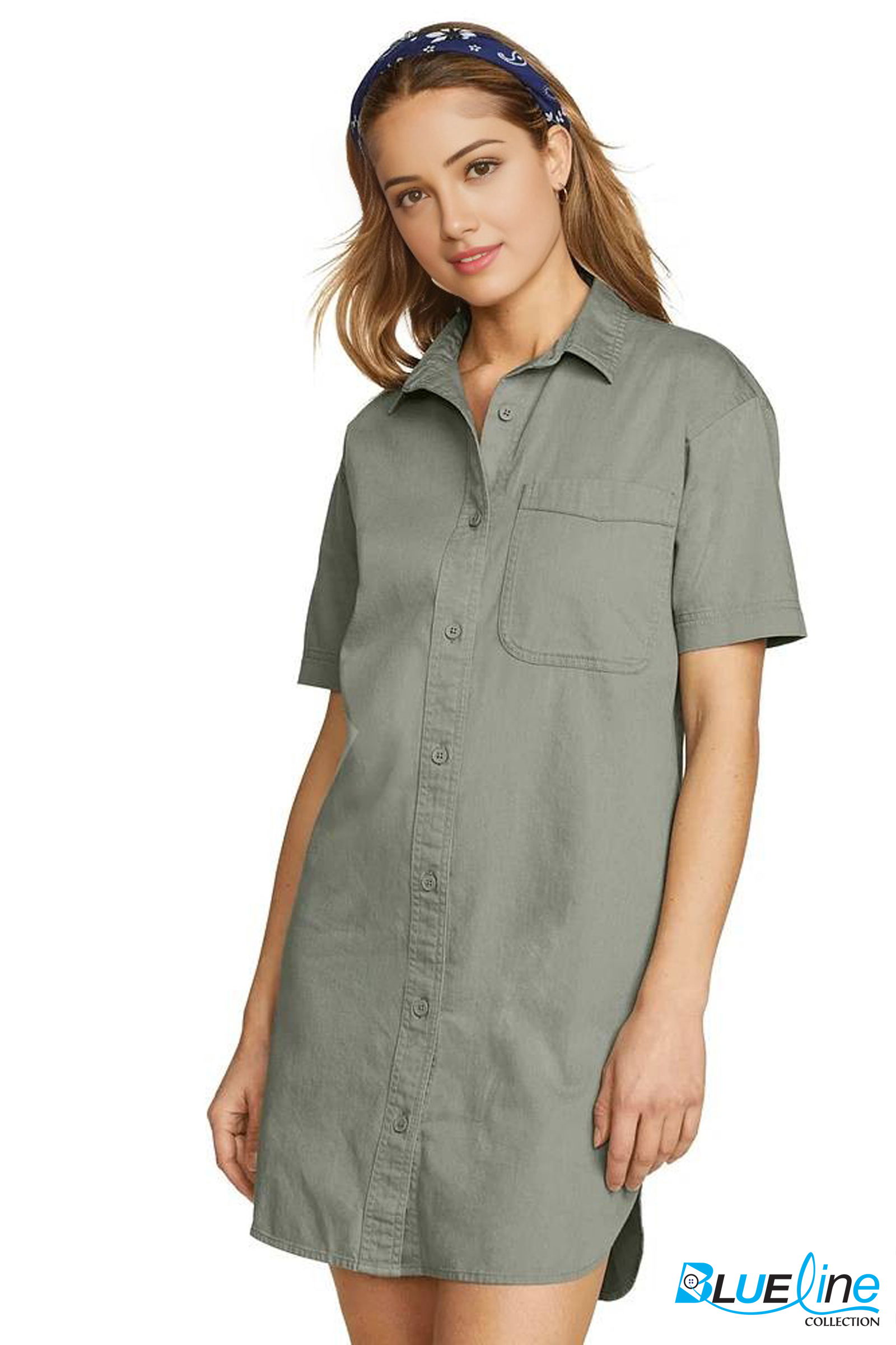 COTTON SHIRT DRESS