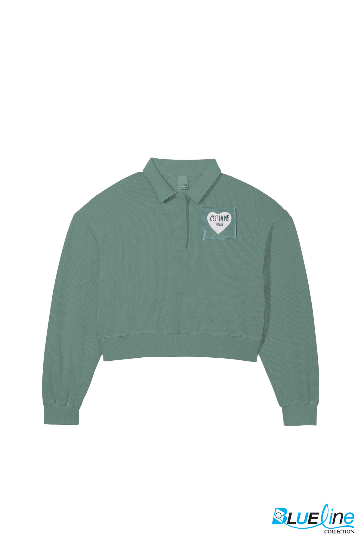 HALF BUTTON SWEATSHIRT