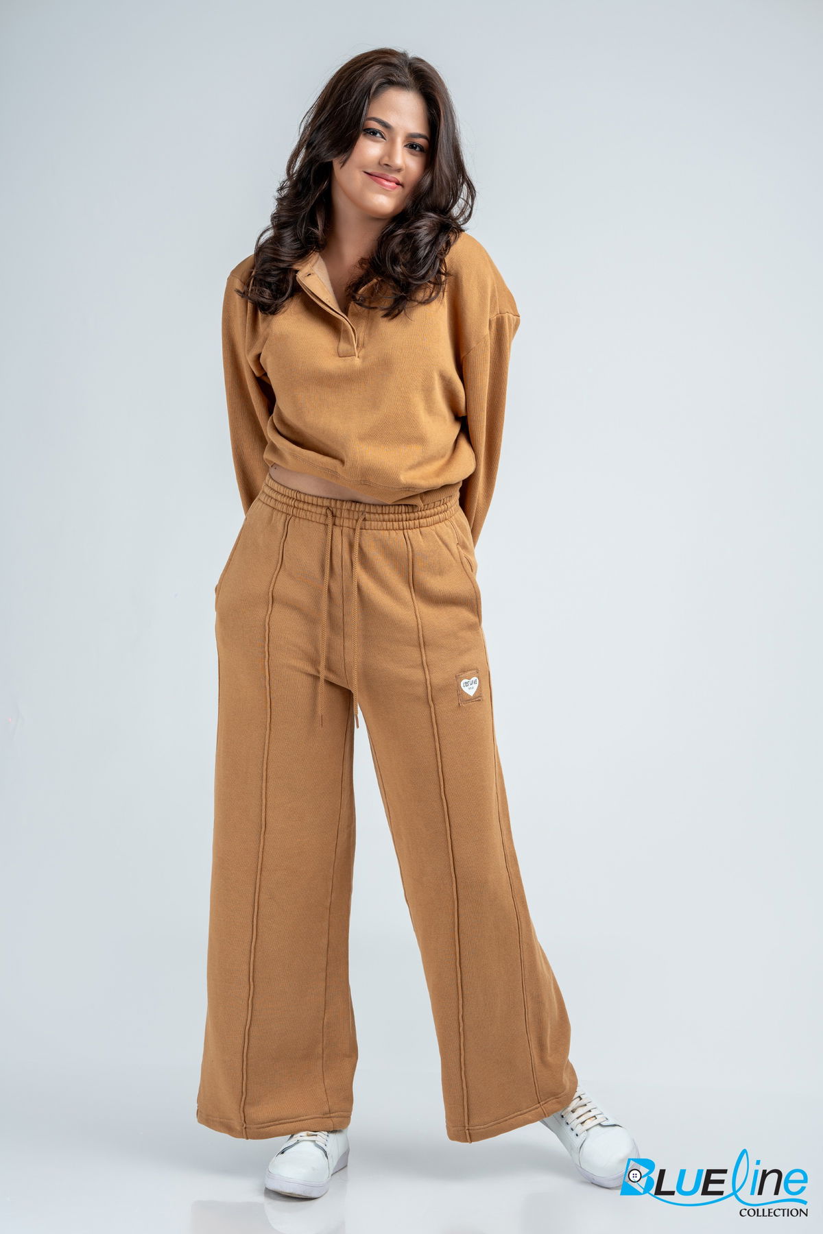 HALF BUTTON SWEATSHIRT