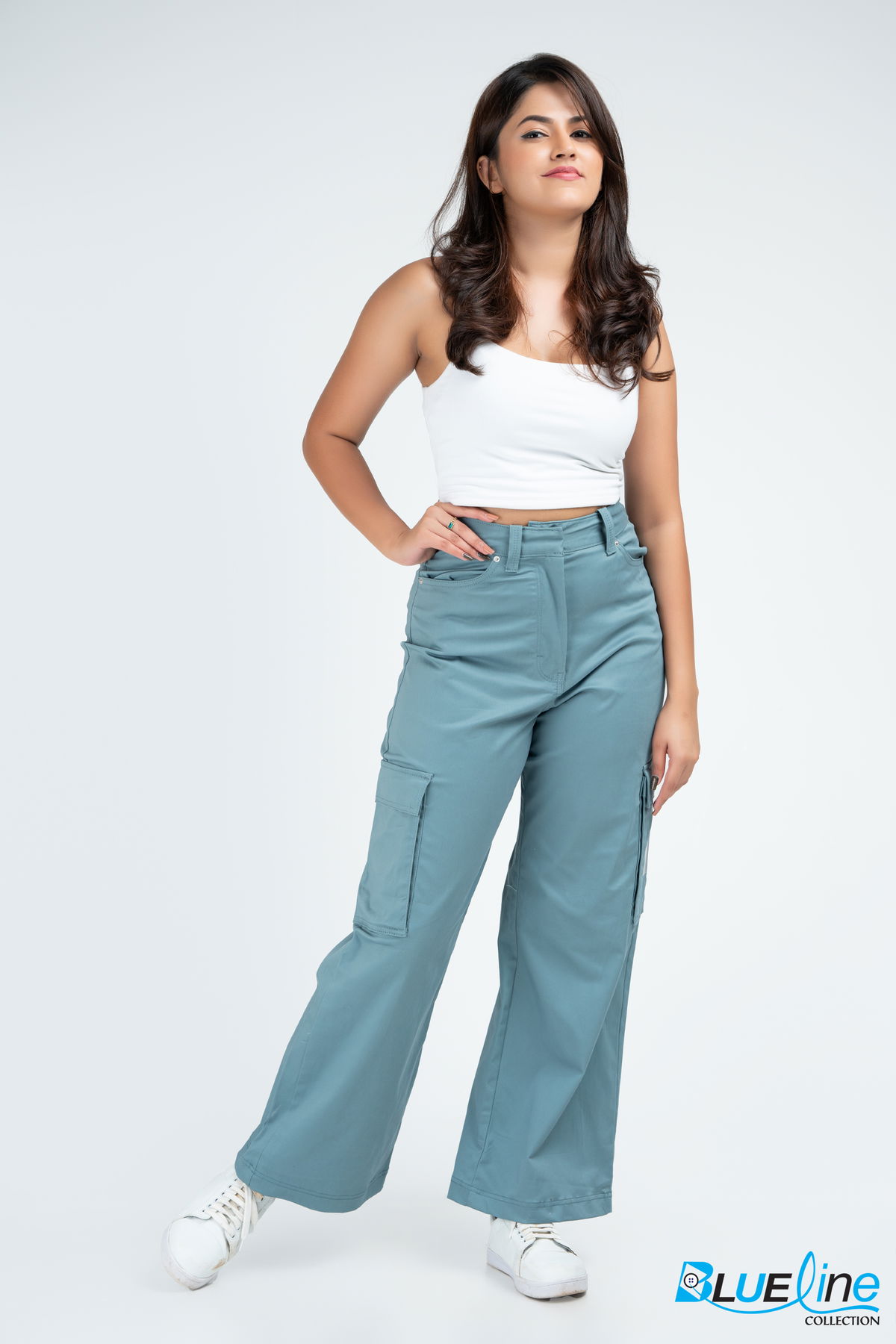 STRAIGHT COTTON CARGO PANT