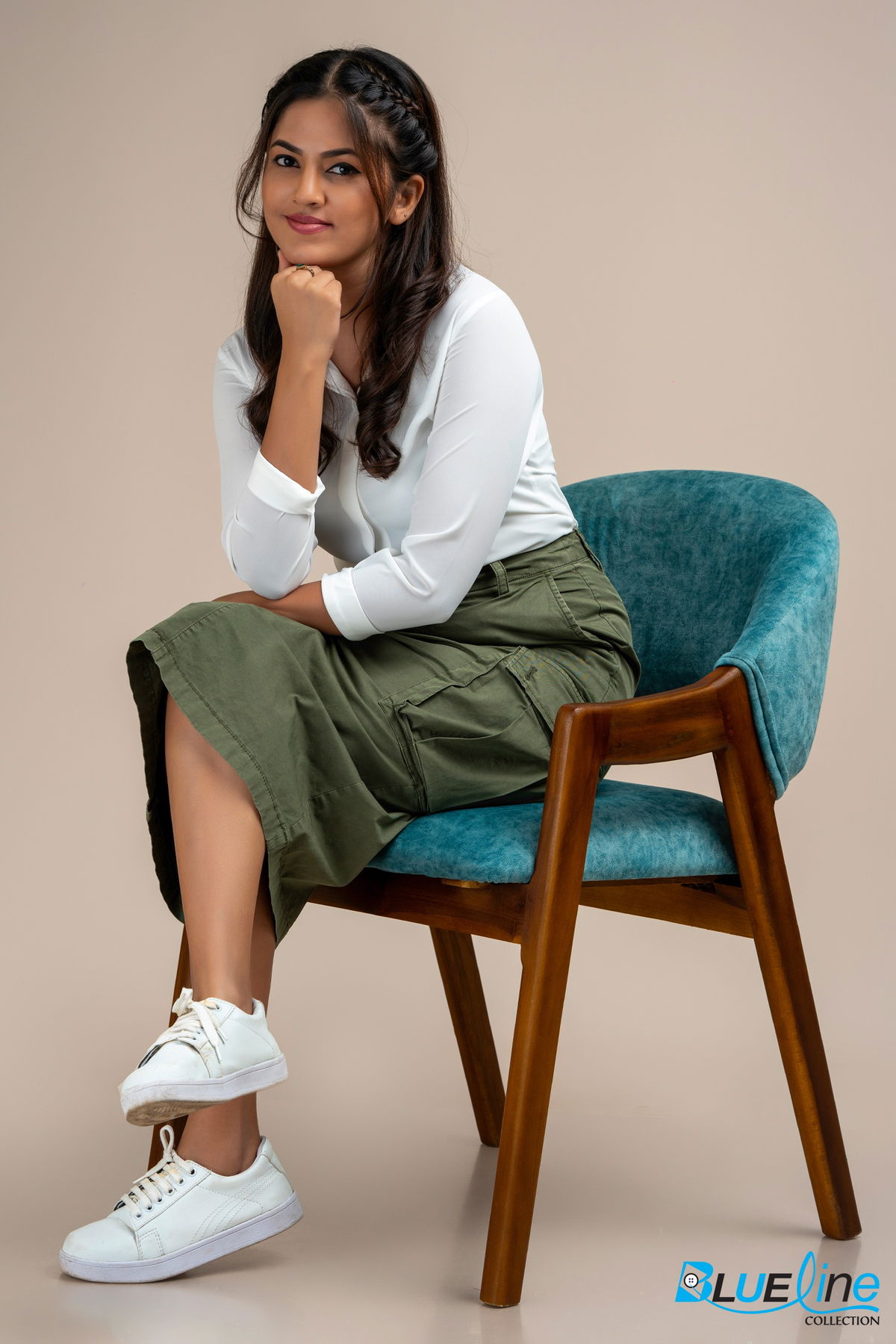 UTILITY CARGO MIDI SKIRT
