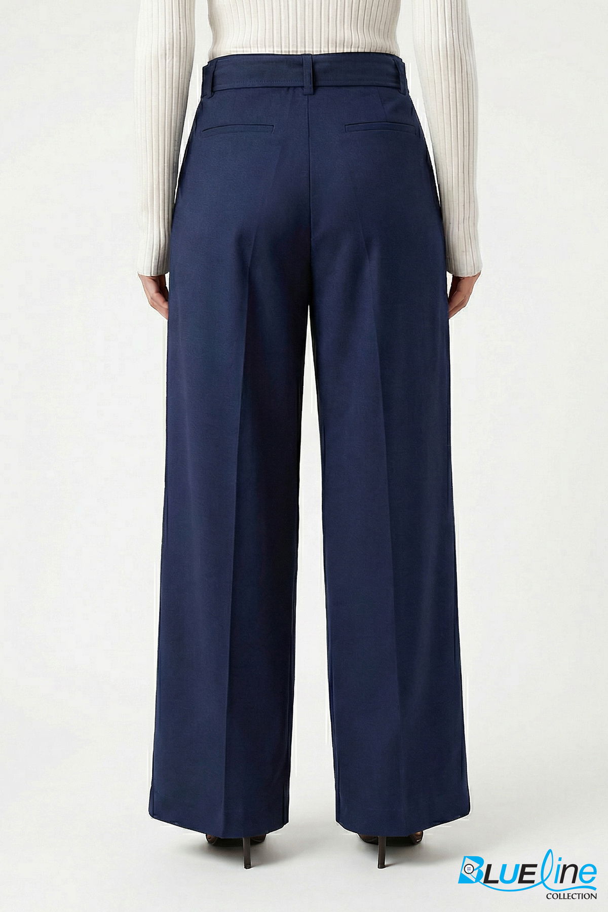 BELTED TAILORED PANTS