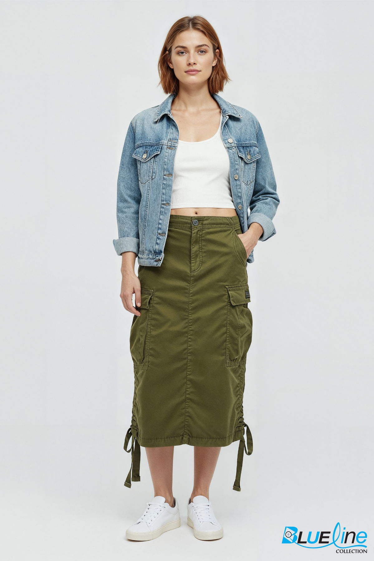 CARGO MIDI SKIRT