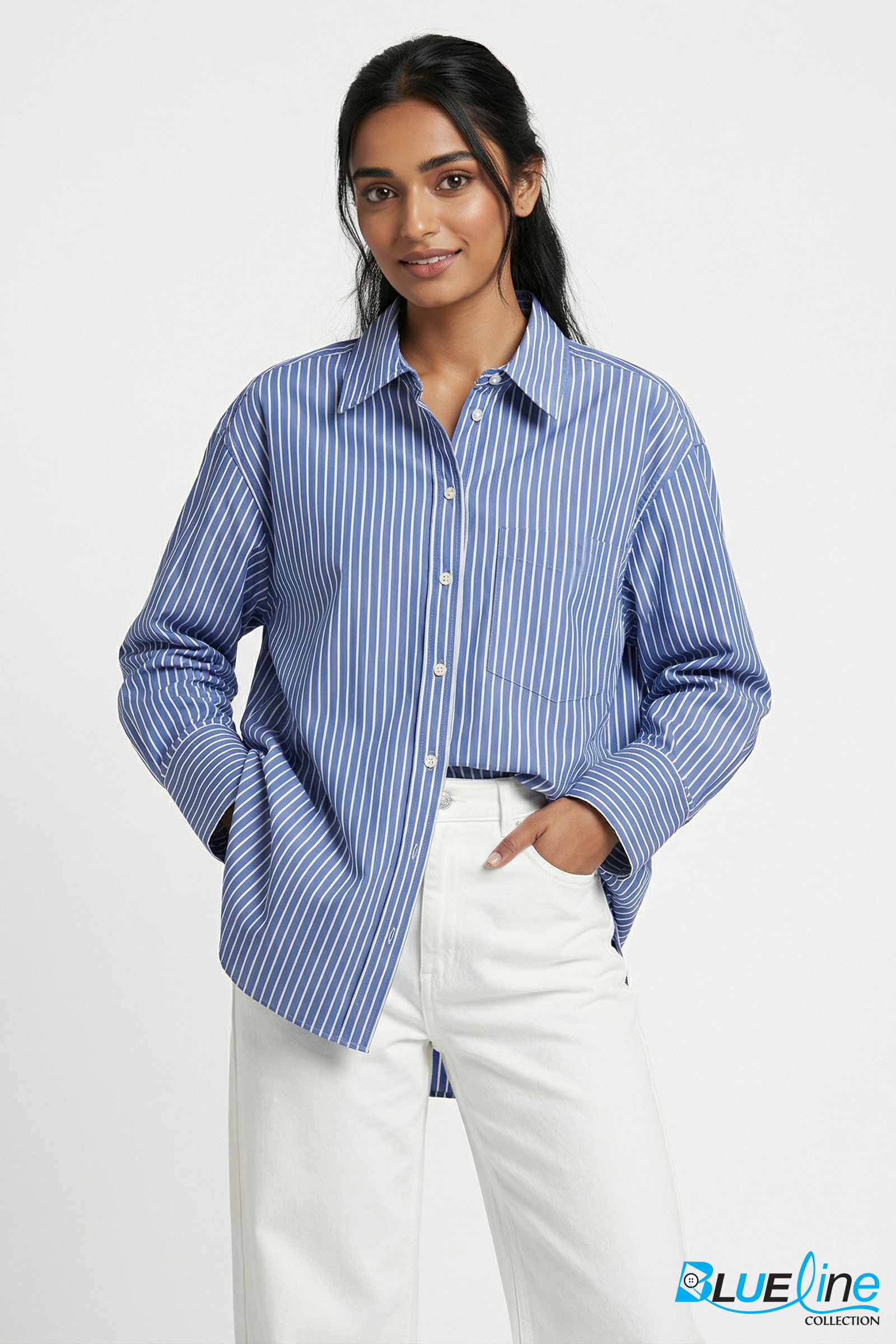 Cotton Poplin Oversized Shirt alternate view