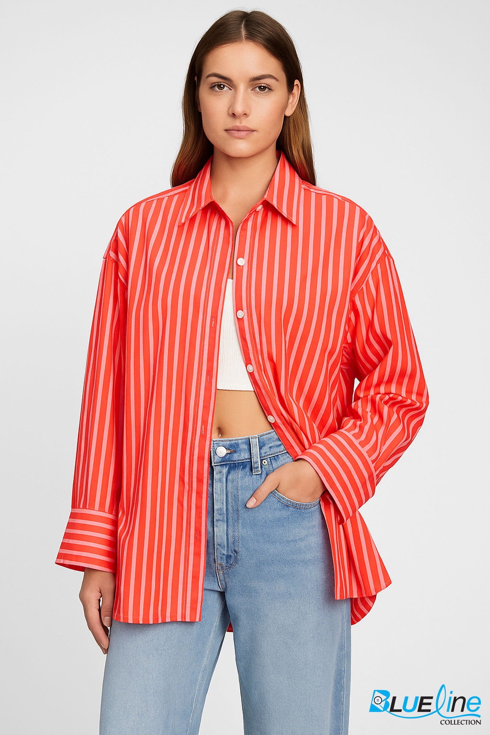 Cotton Poplin Oversized Shirt view 4