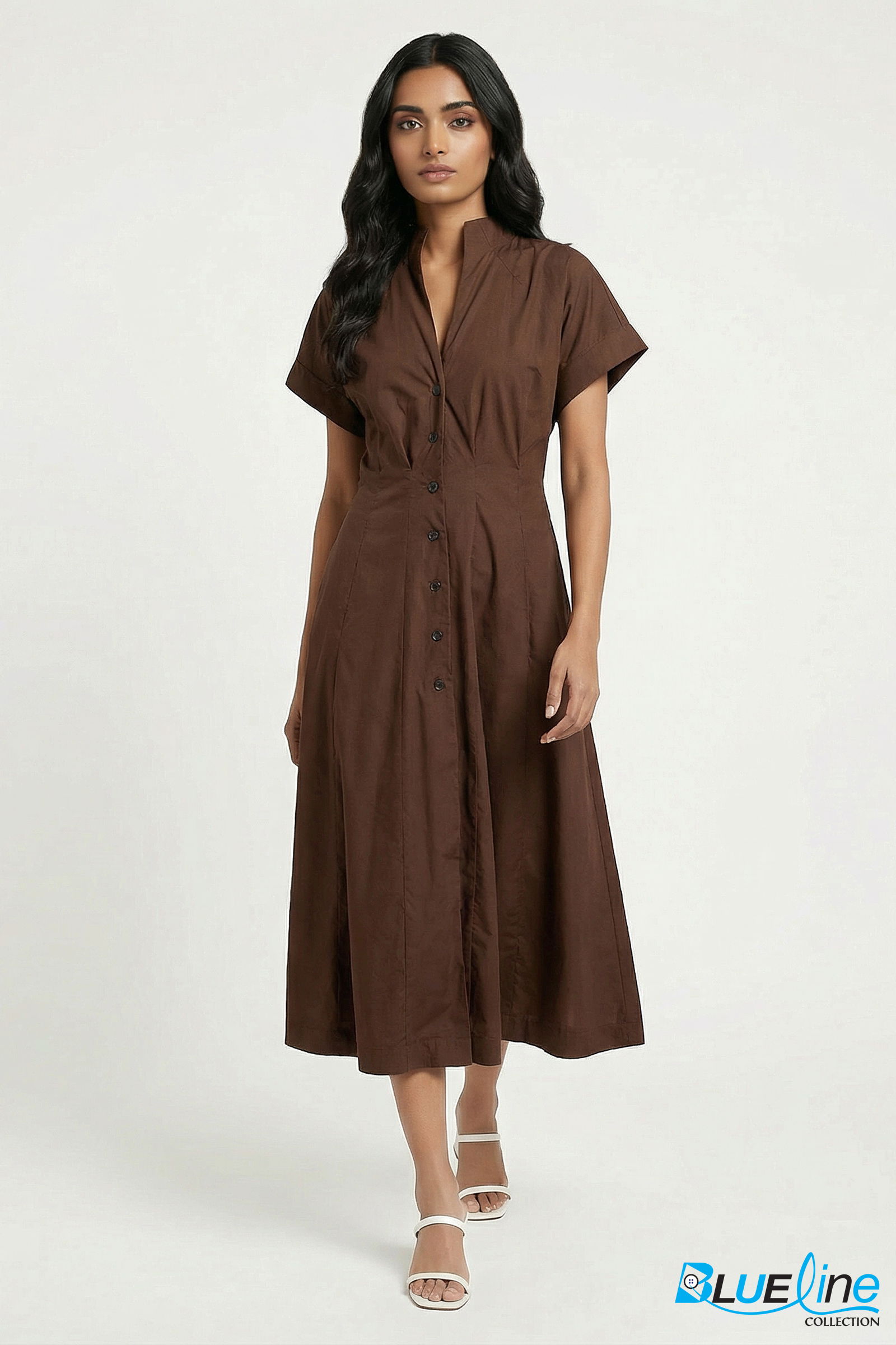 Cotton Poplin Shirt Dress alternate view