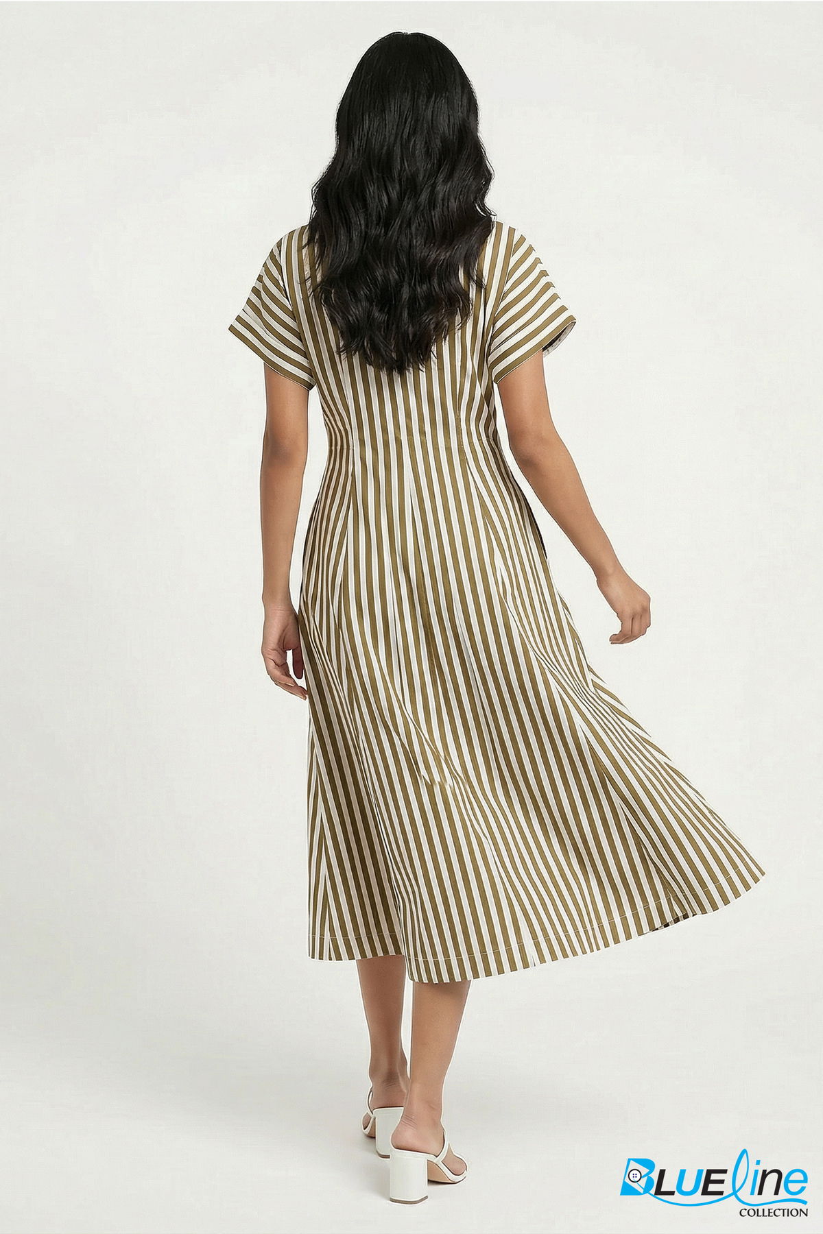 COTTON POPLIN SHIRT DRESS