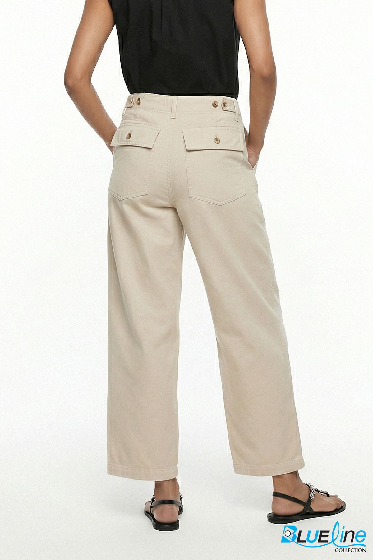 CROPPED UTILITY PANT
