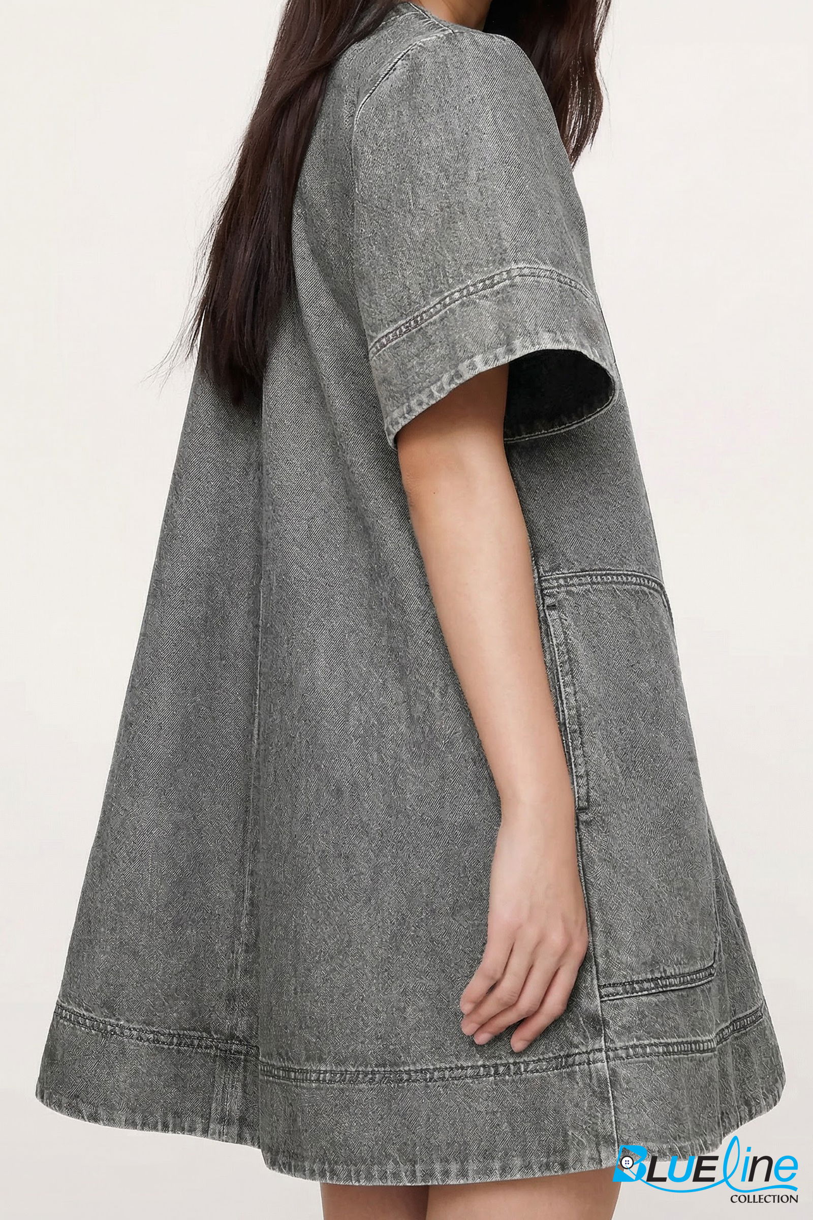 DENIM MINI DRESS