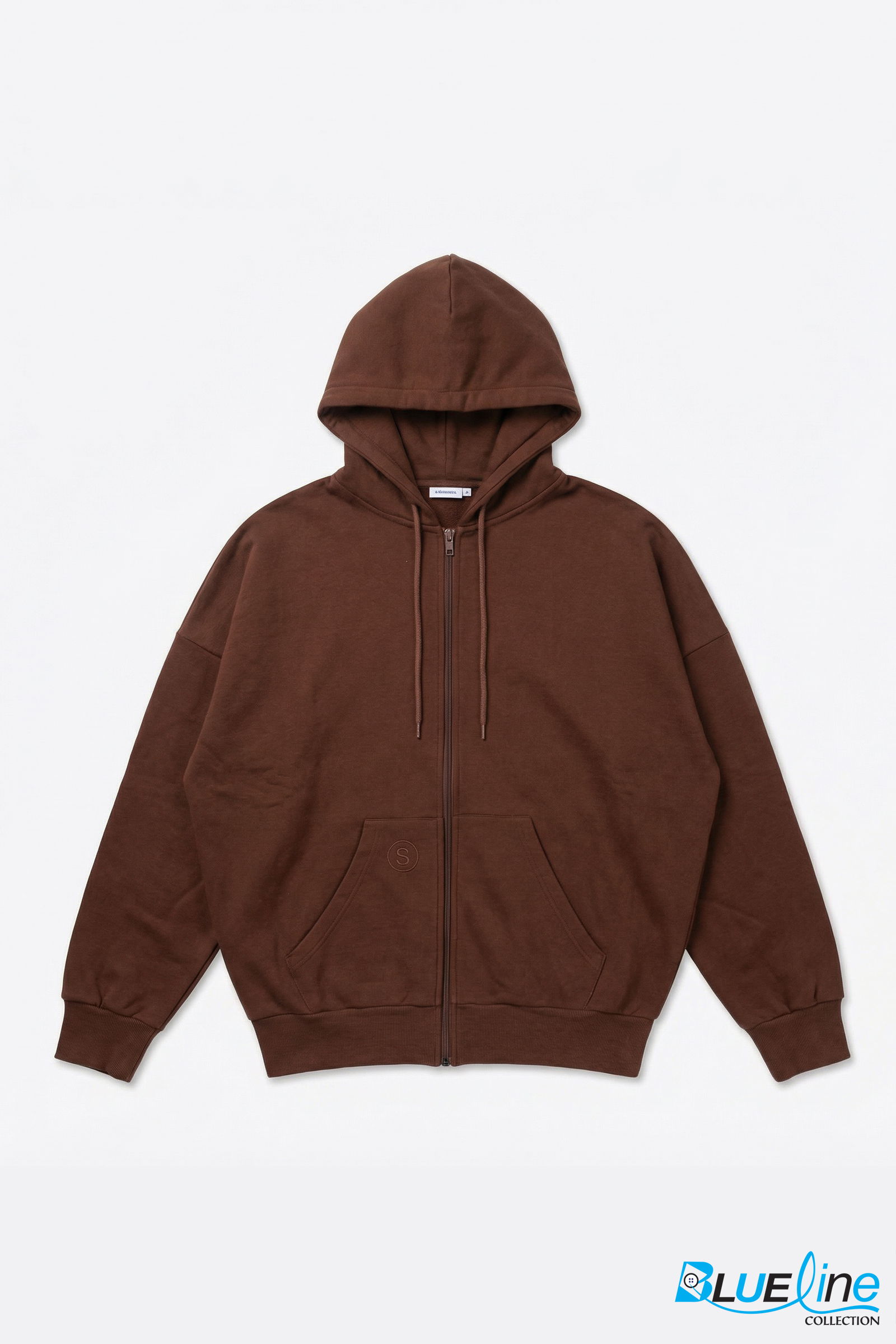 Oversized Zip-Up Hoodie view 3