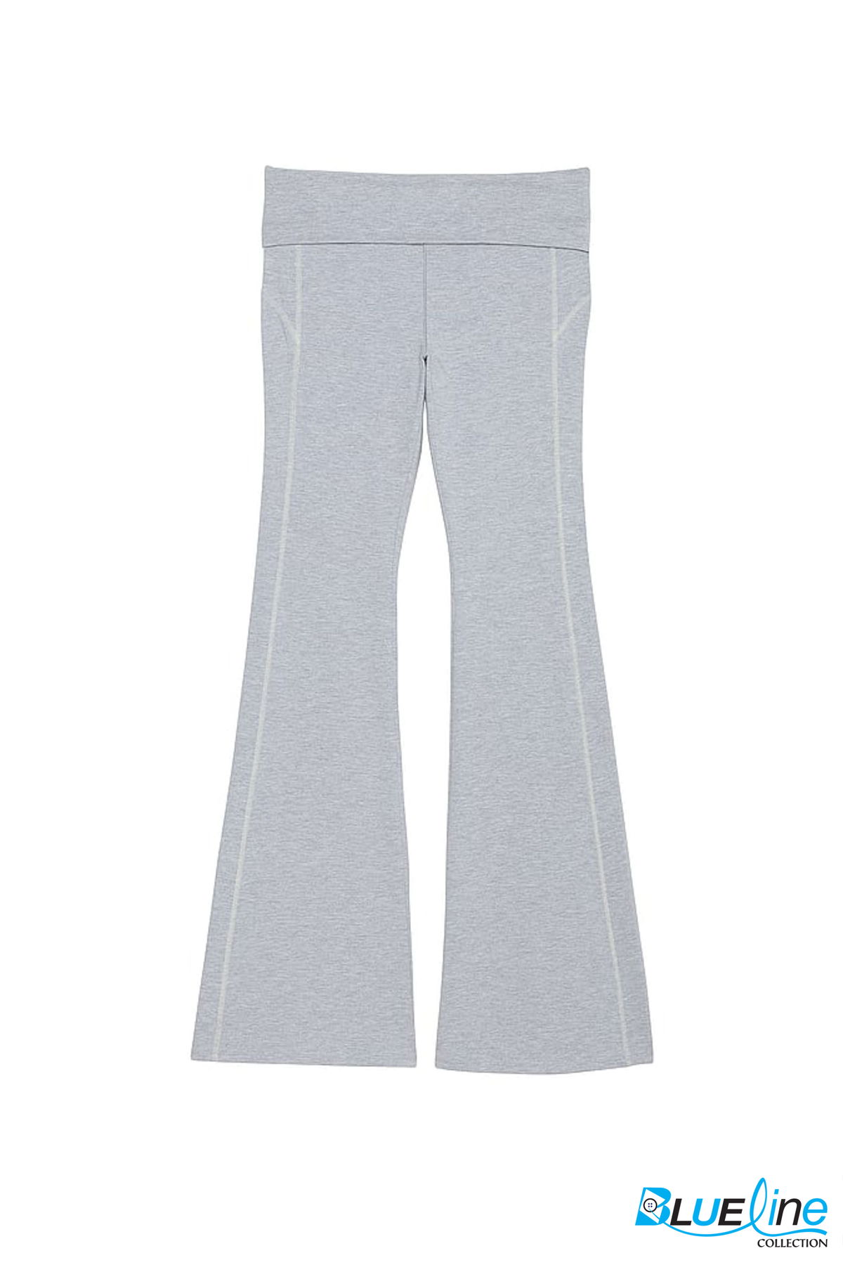 GREY COTTON FOLDOVER LEGGINGS