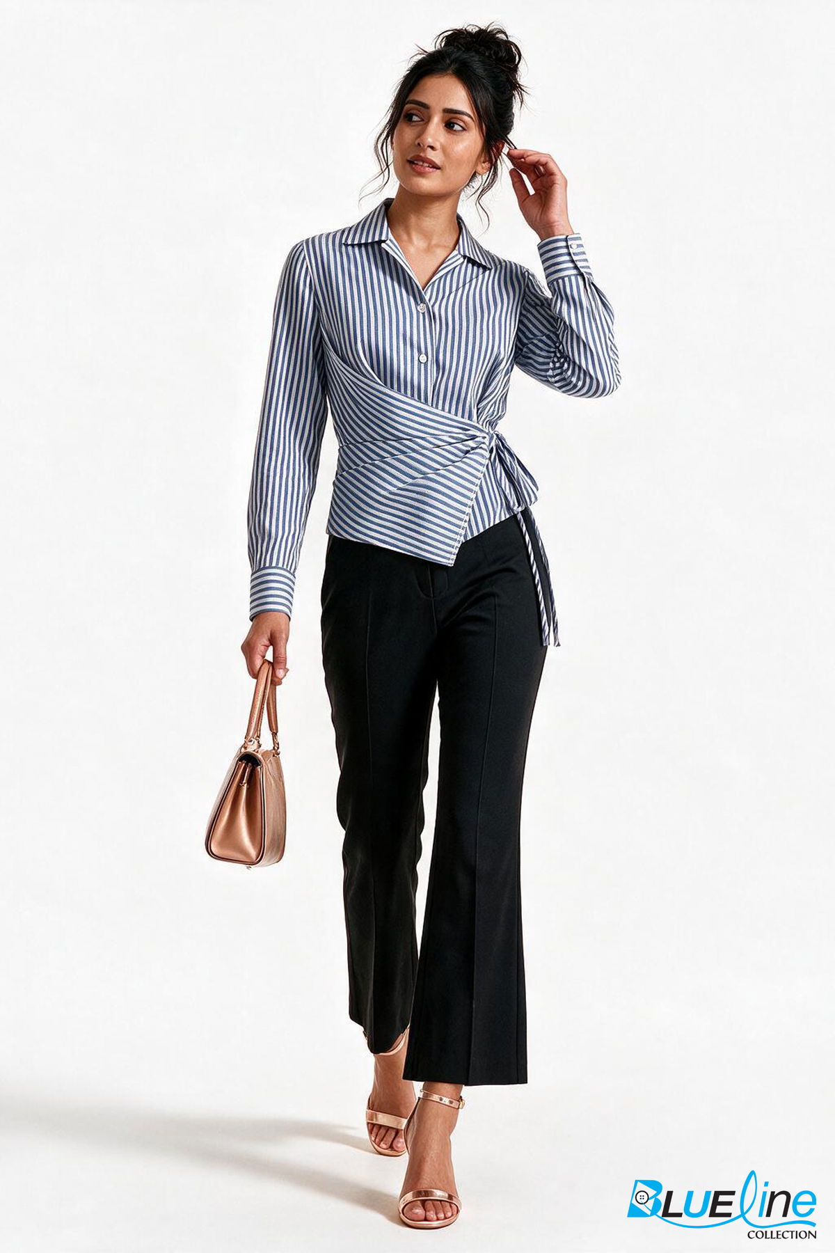 High-Rise Modern Flare City Stretch Pant