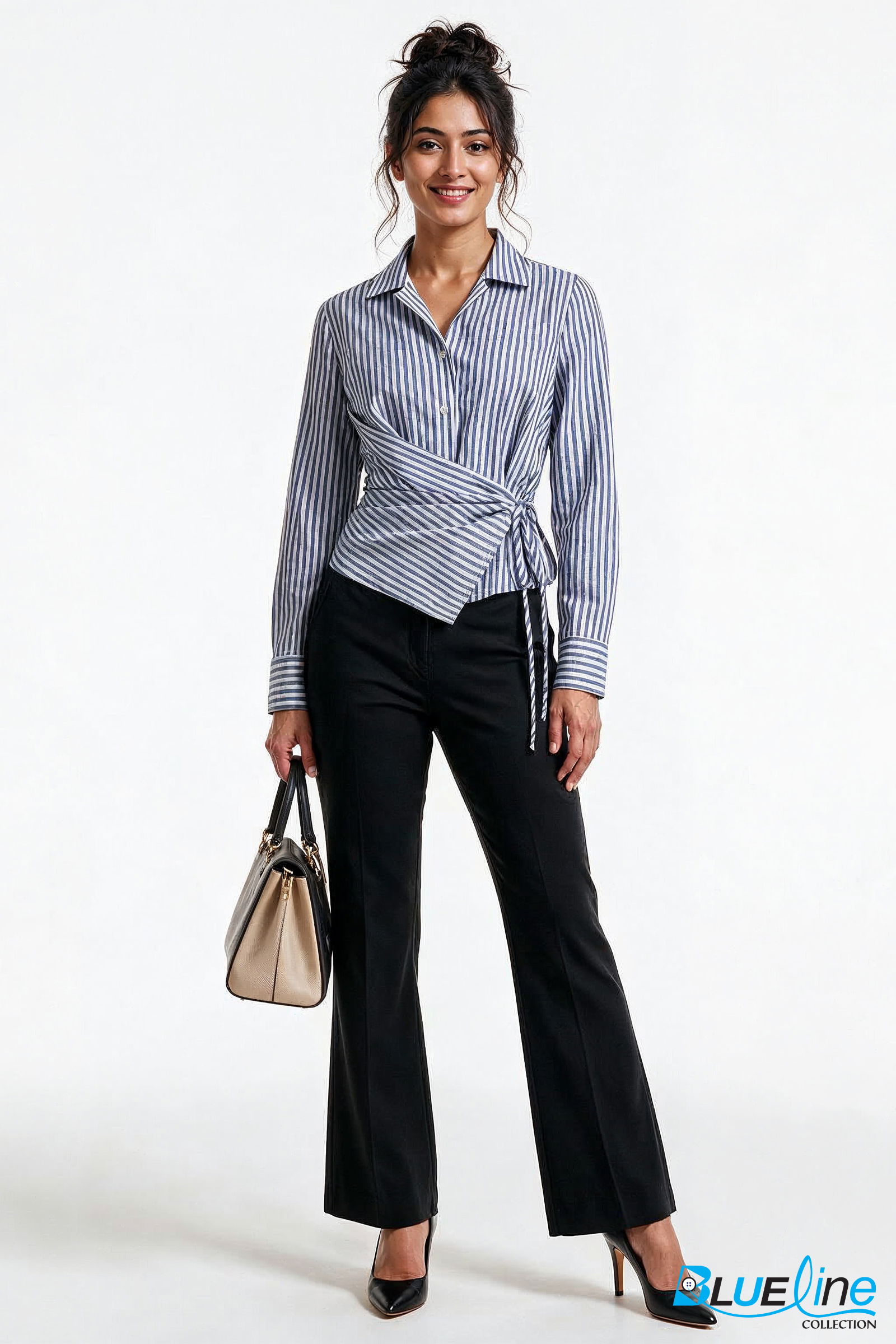 High-Rise Modern Flare City Stretch Pant