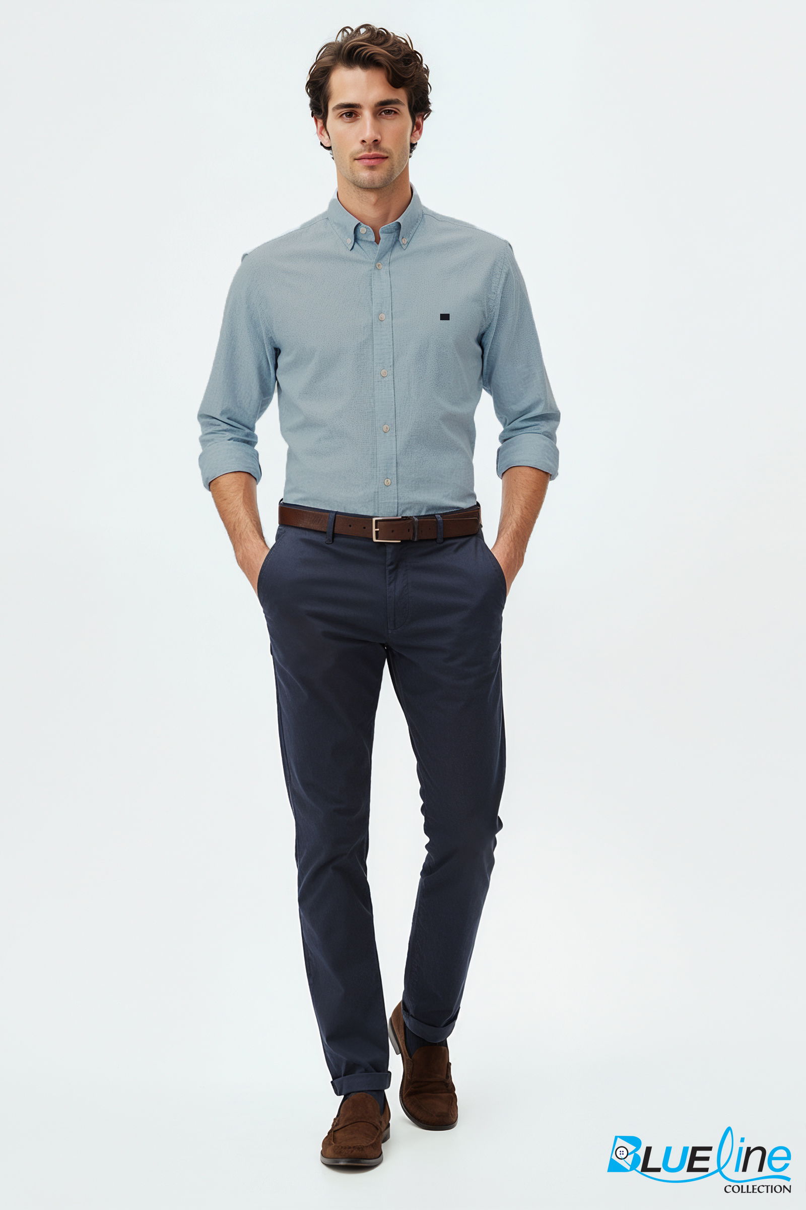 Long Sleeve Regular Fit Oxford Shirt view 4