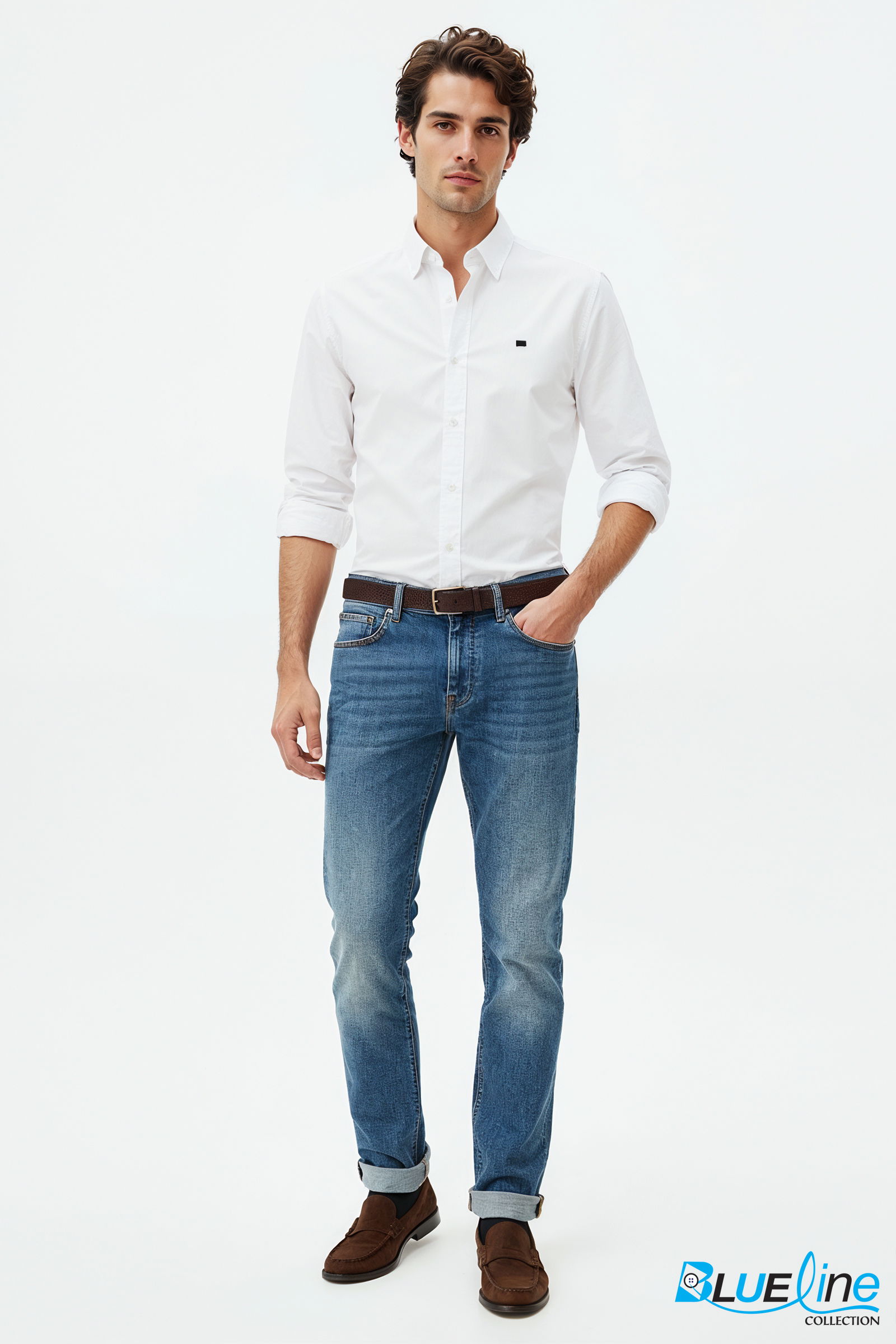 Long Sleeve Regular Fit Oxford Shirt view 3