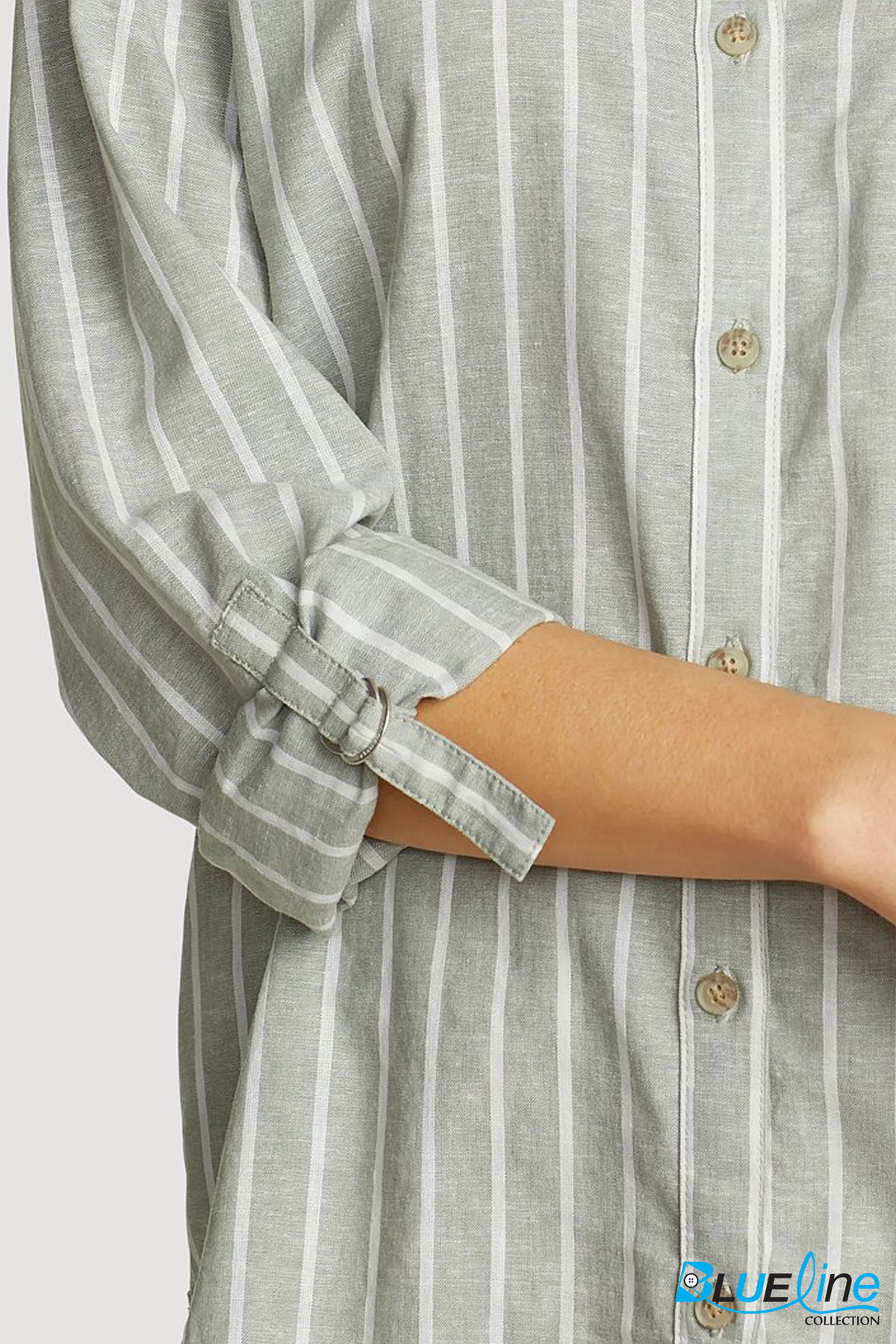 RELAXED FIT LINEN BLEND SHIRT