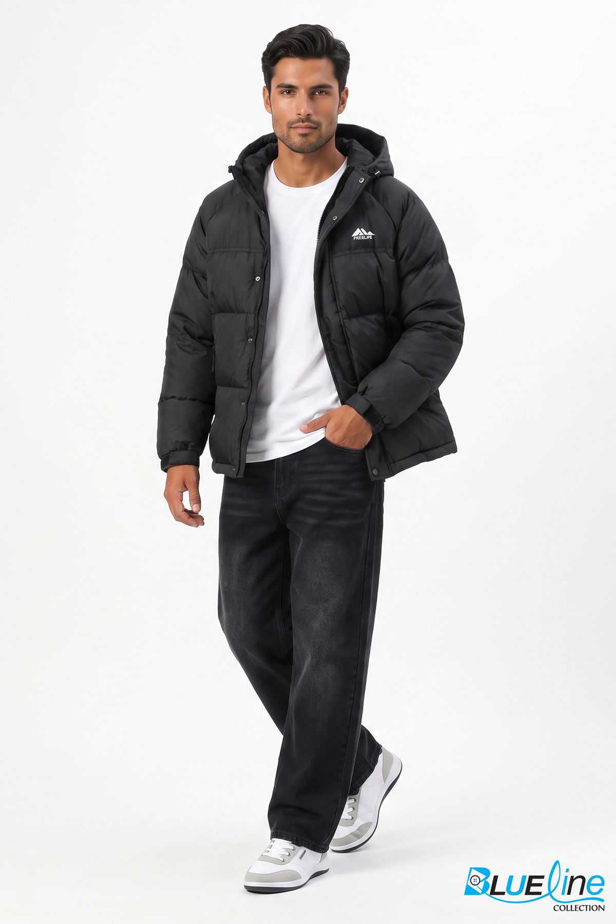 MEN’S HOODED PUFFER JACKET