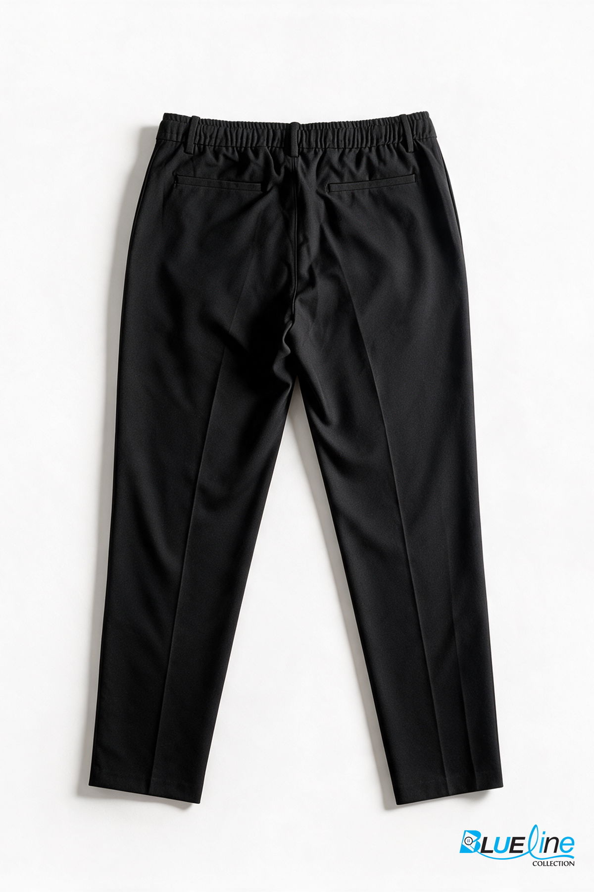 Men Slim Fit Semi-elasticated waist pant