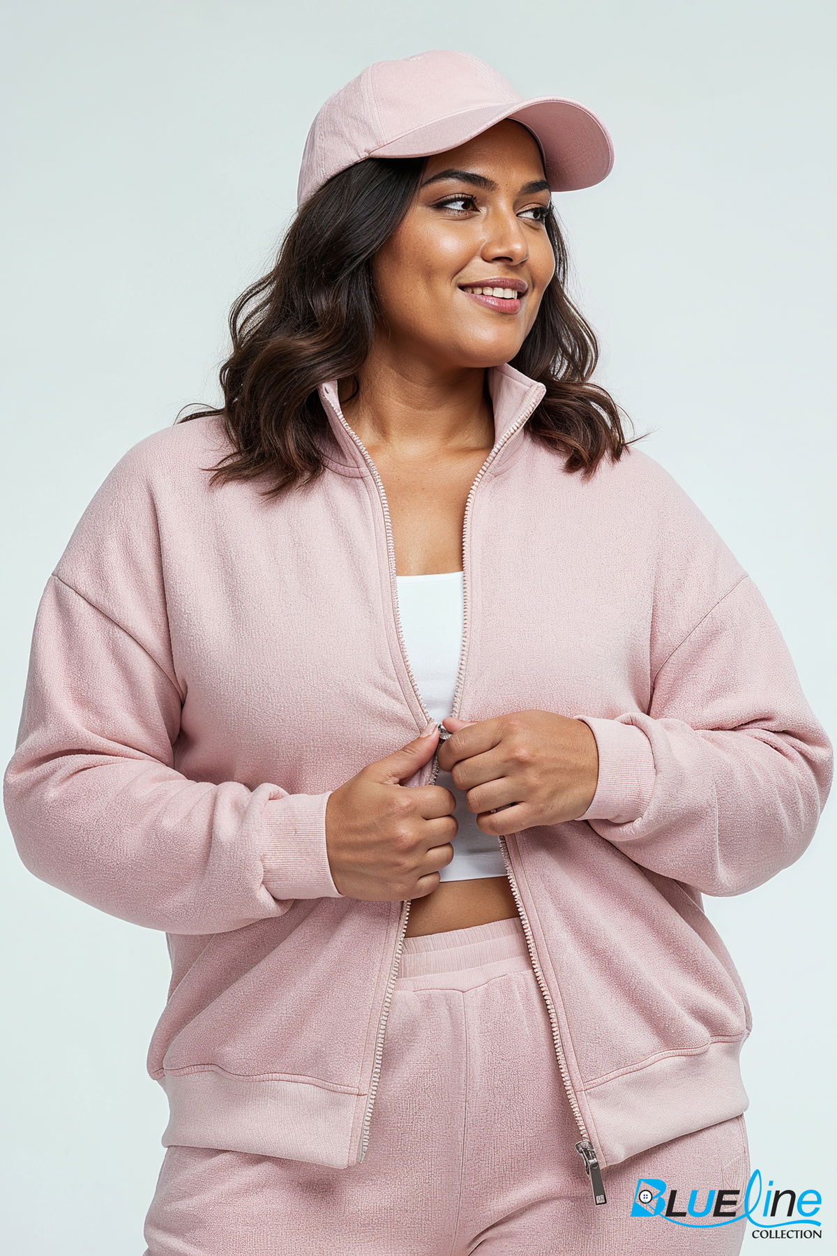 PLUS SIZE HIGH NECK SWEATSHIRT