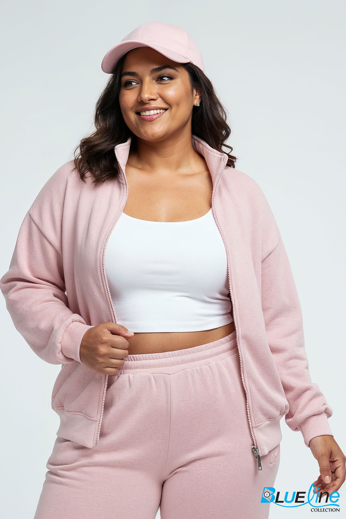 PLUS SIZE HIGH NECK SWEATSHIRT