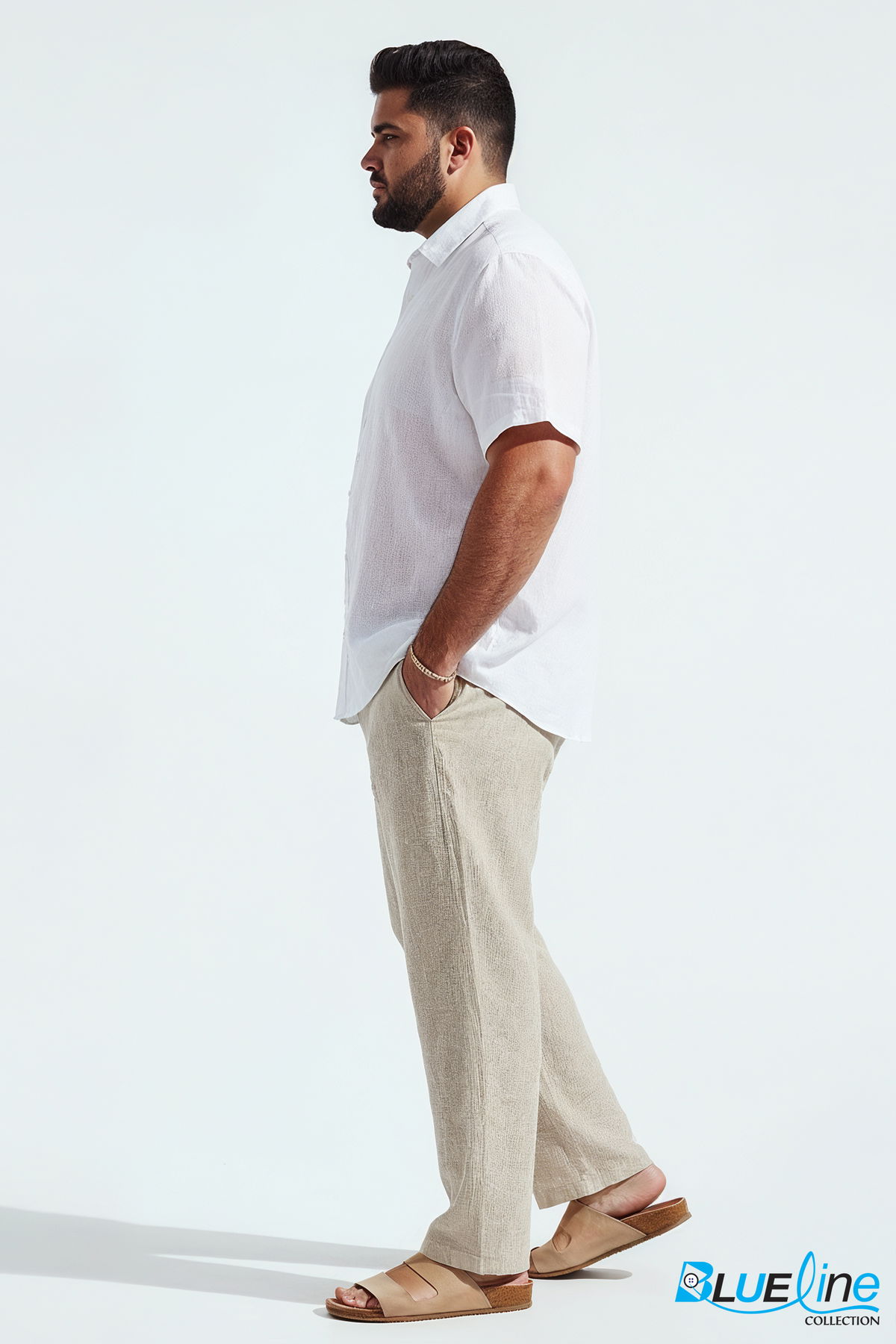 PLUS SIZE LINEN PANT