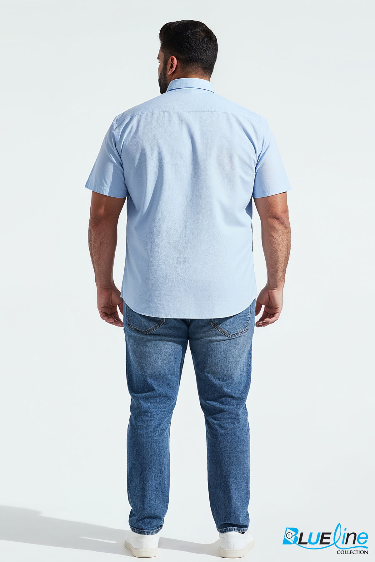 PLUS SIZE REGULAR FIT POCKET SHIRT
