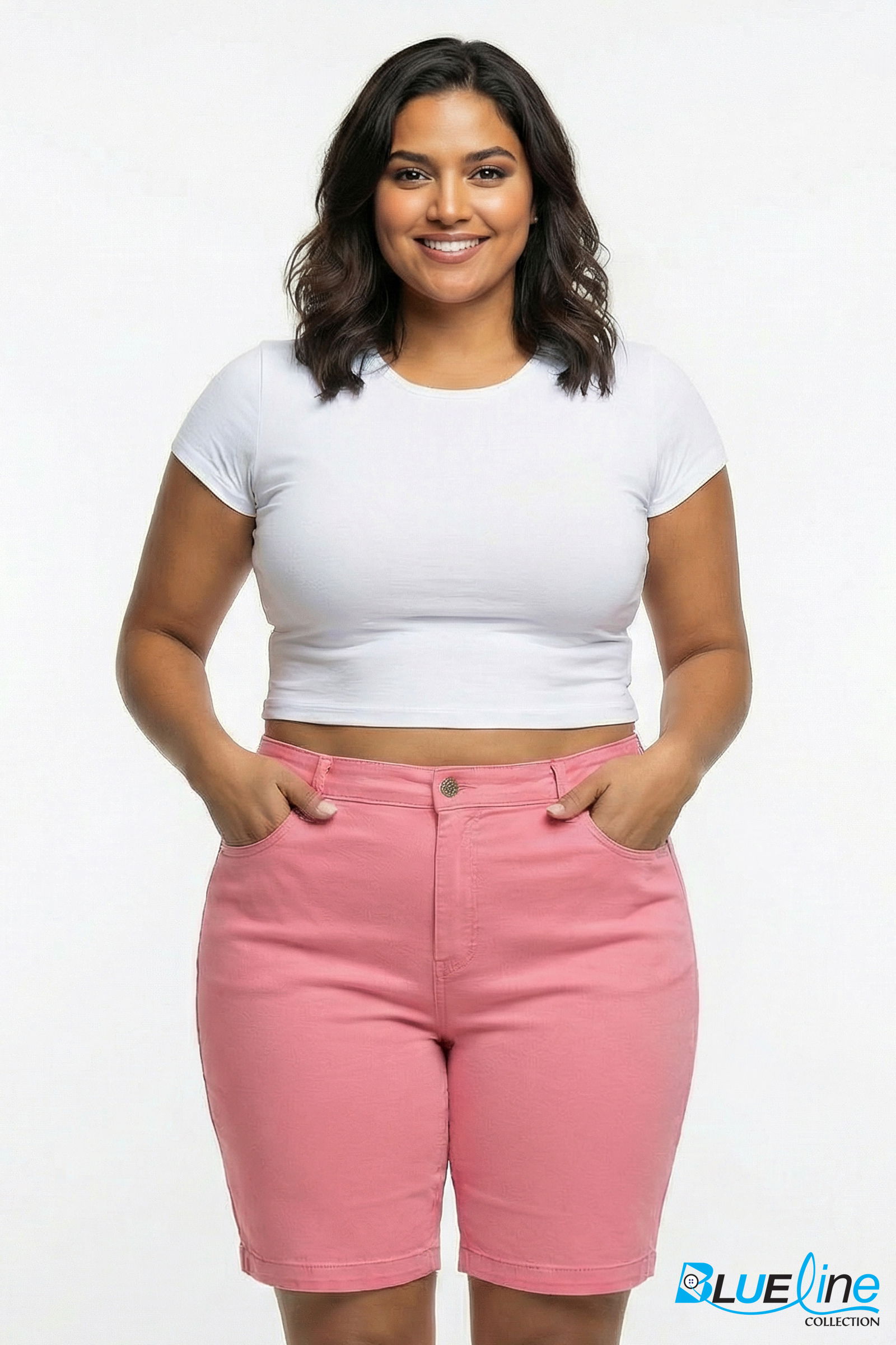 Plus Size Twill Short alternate view