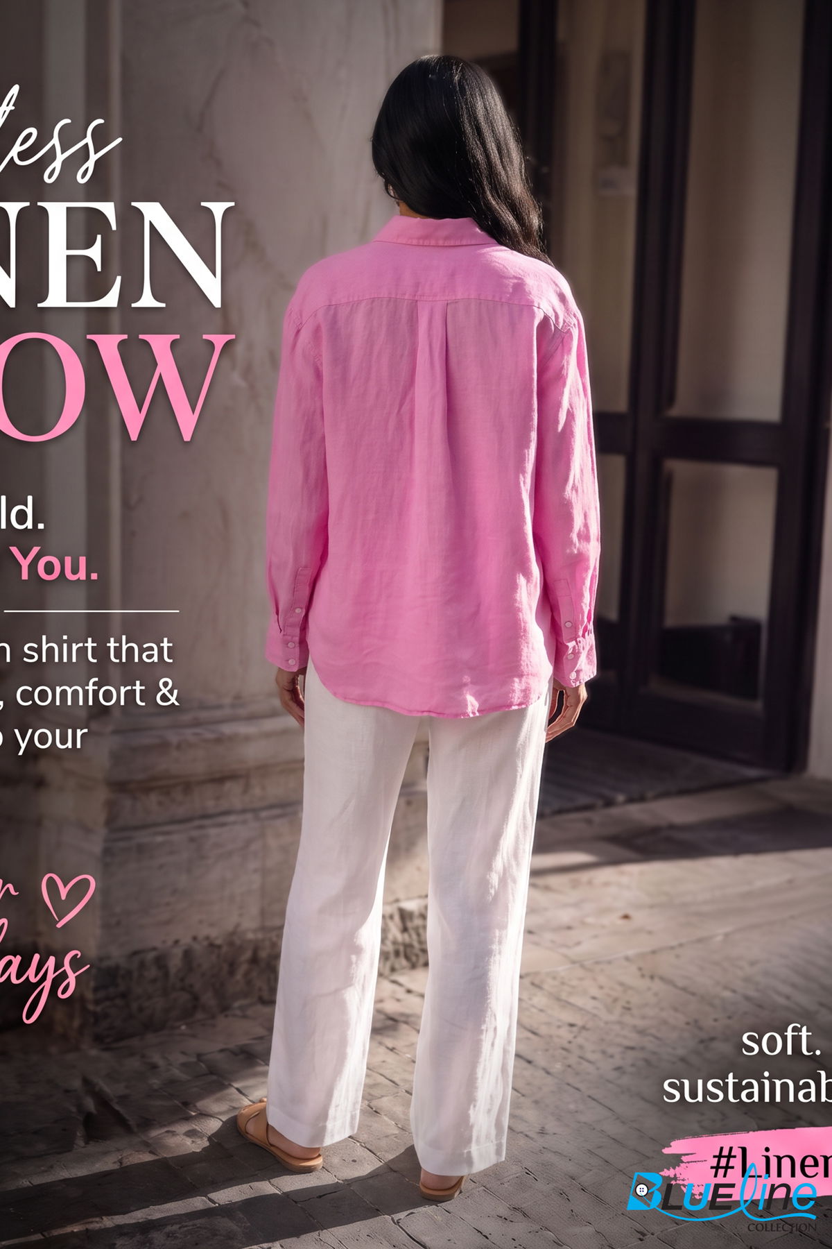 PURE LINEN OVERSIZED SHIRT