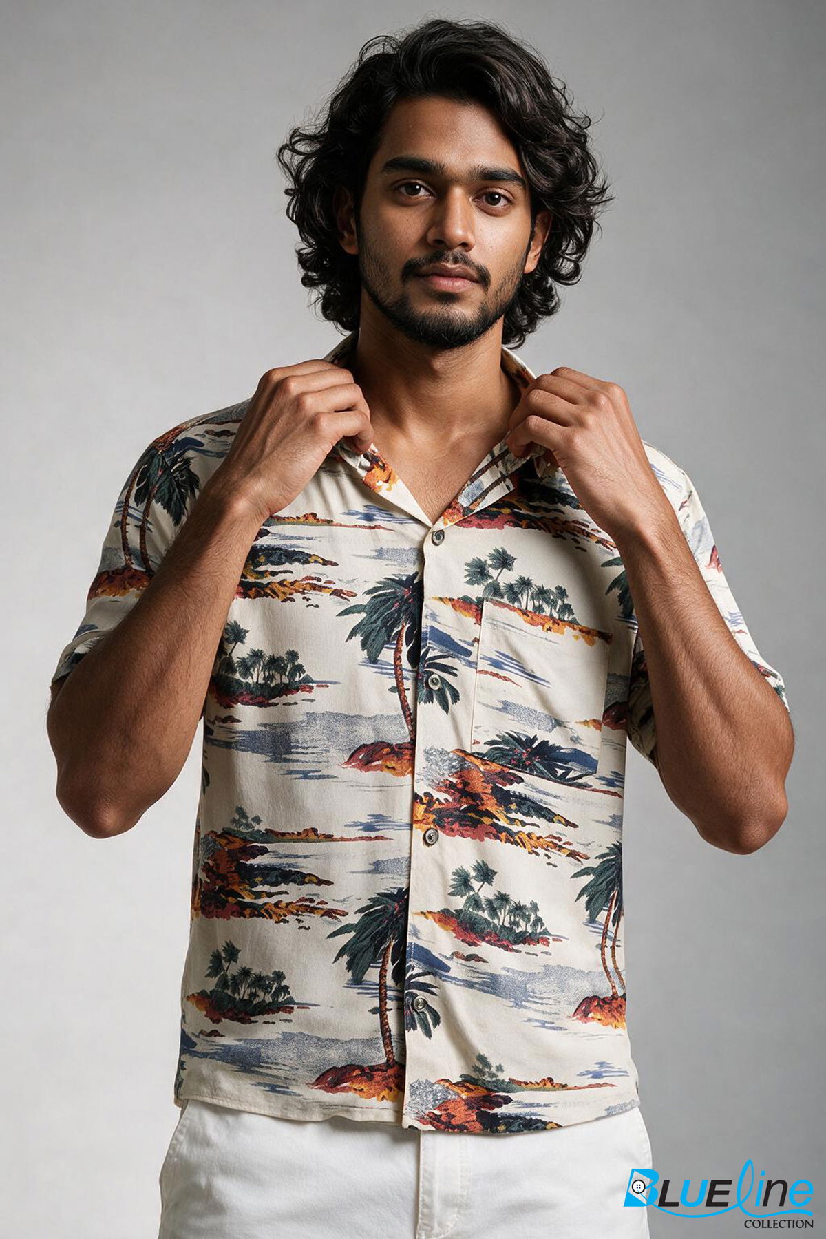 Relaxed Camp Collar Shirt