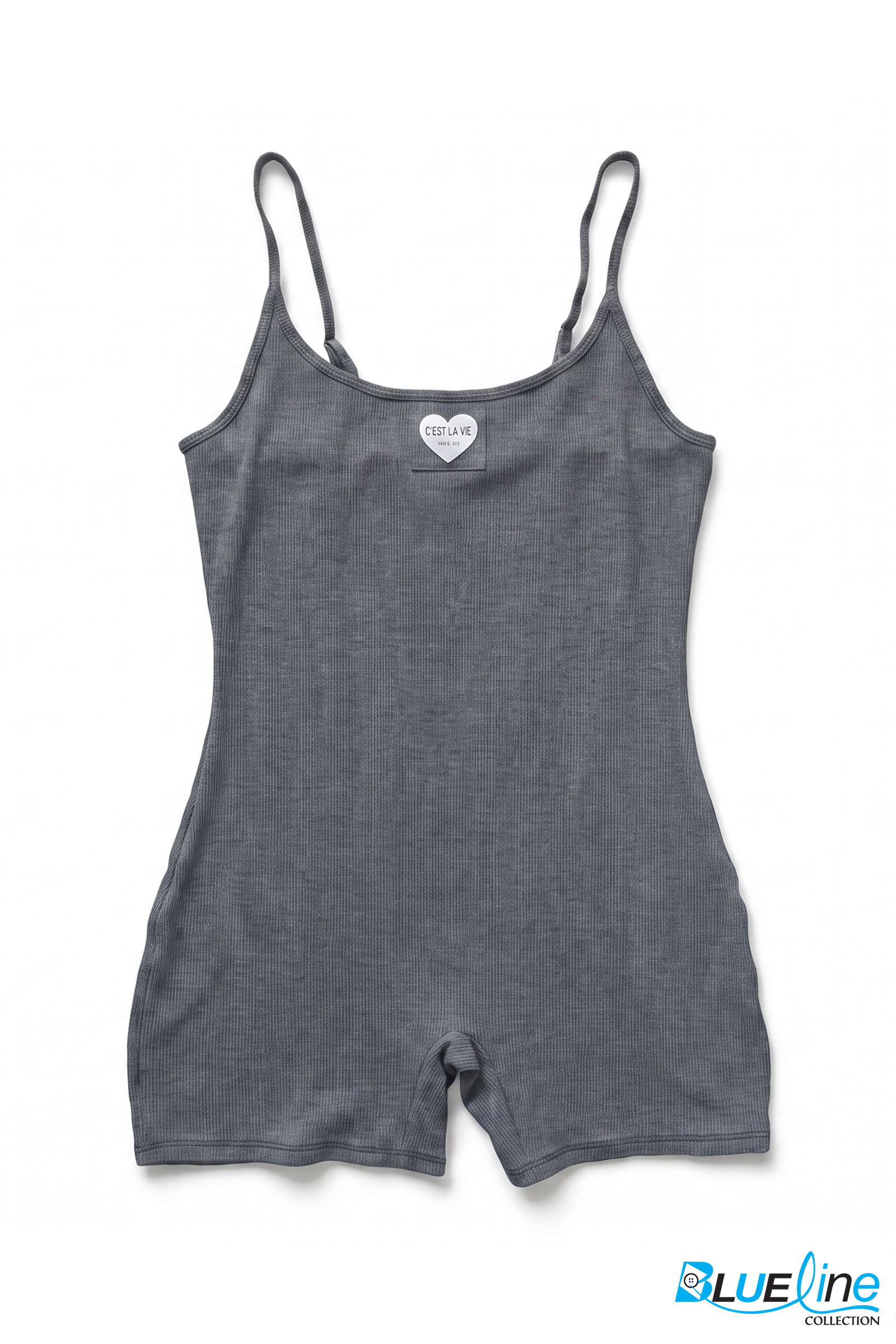RIBBED MODAL CAMI ROMPER